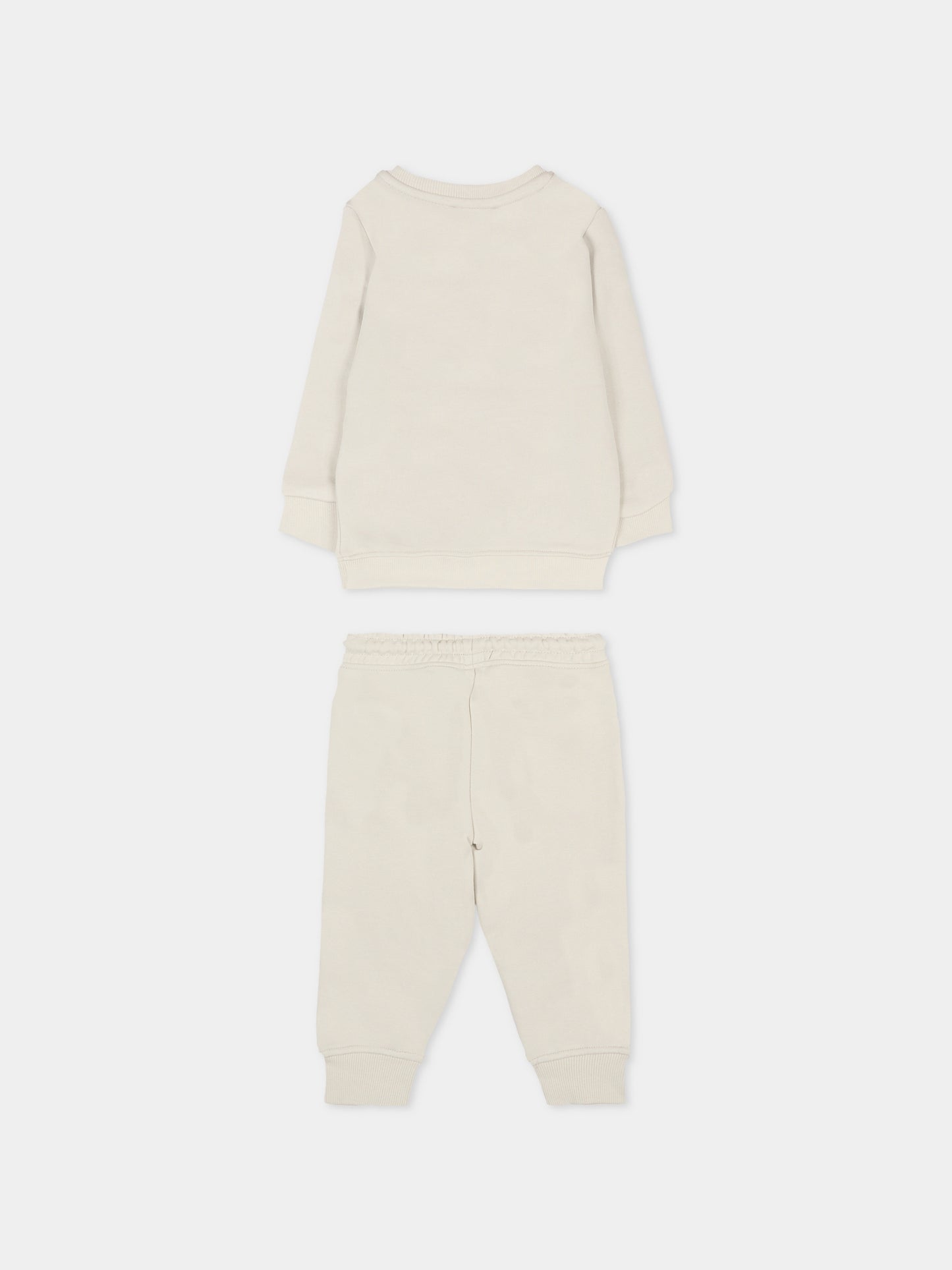 Completo grigio per neonato con logo,Richmond,RIA25087CF BLUE VAPOR