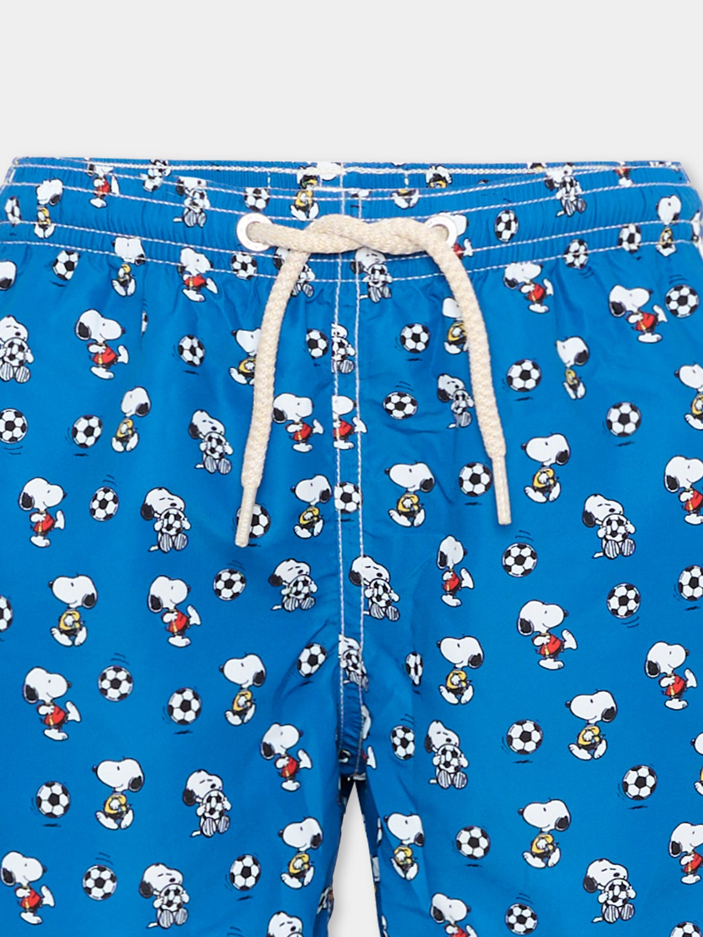 Boxer mare blu Jean Lighting per bambino con Snoopy,Mc2 Saint Barth,JEA0004 02476L