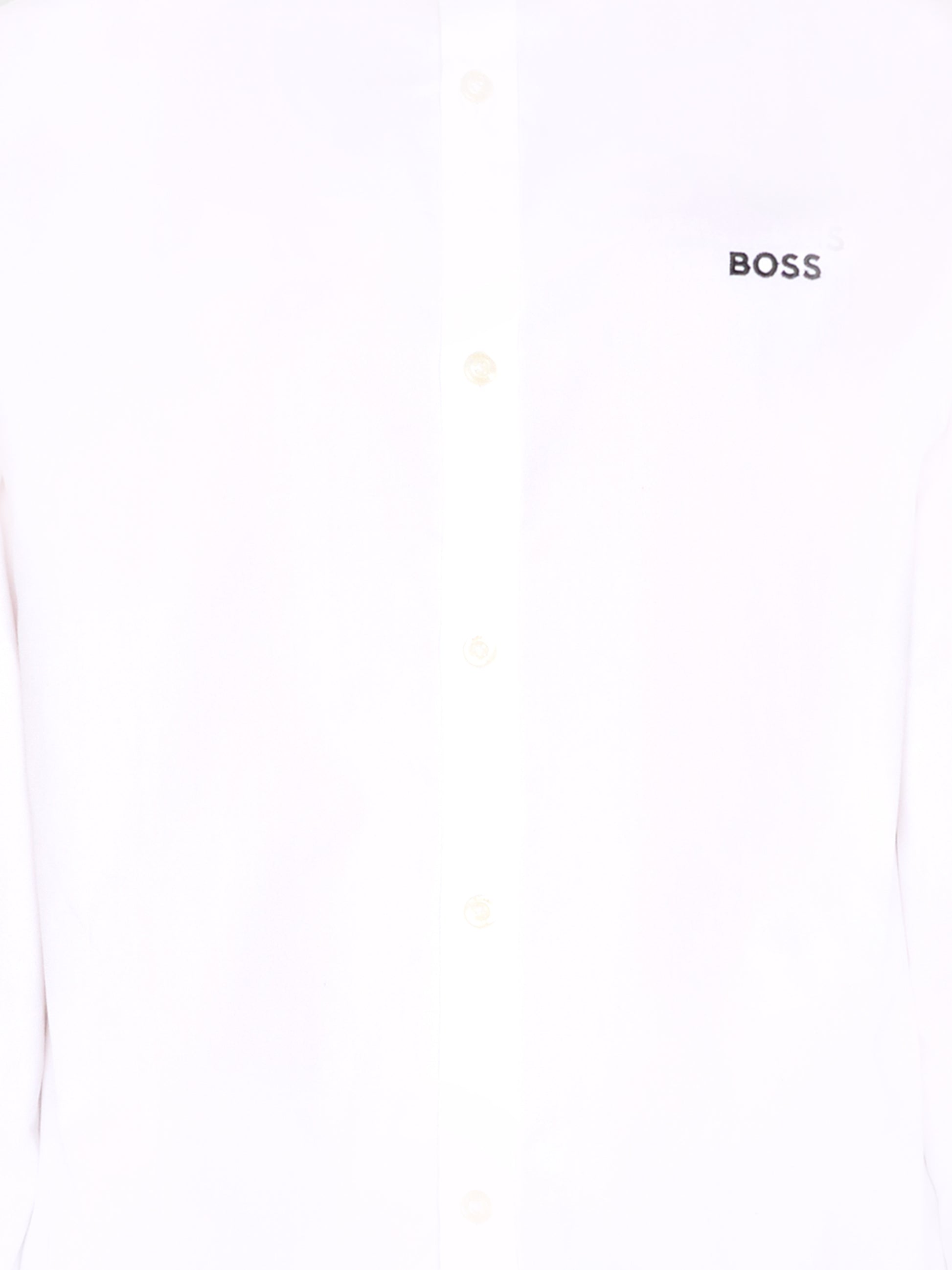 Camicia bianca per bambino con logo,Boss,J51626 10P