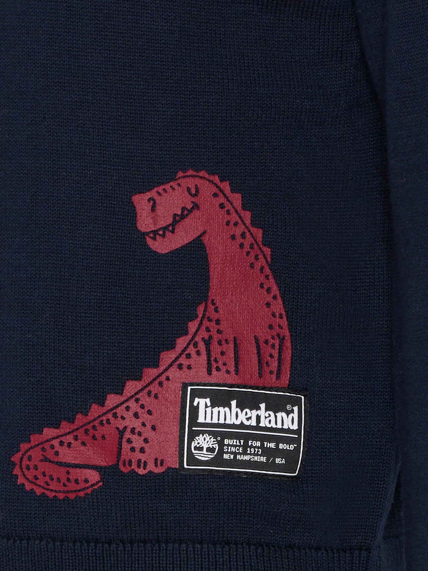 Maglione blu per bambino con dinosauro,Timberland,T60261 83D