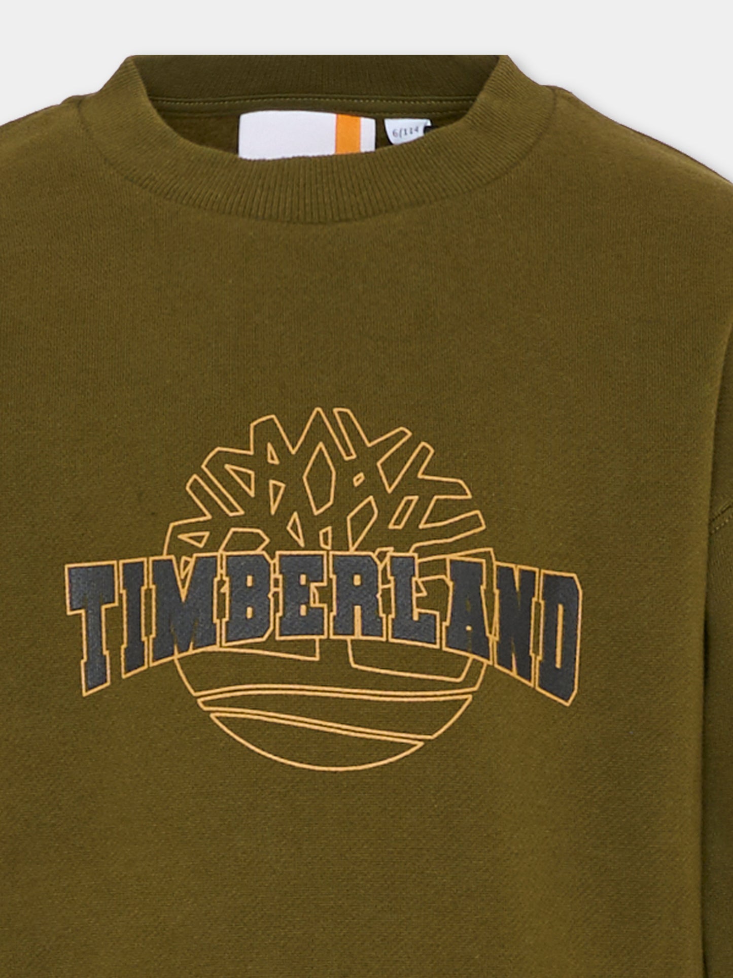 Felpa vede per bambino con logo,Timberland,T60315 64J