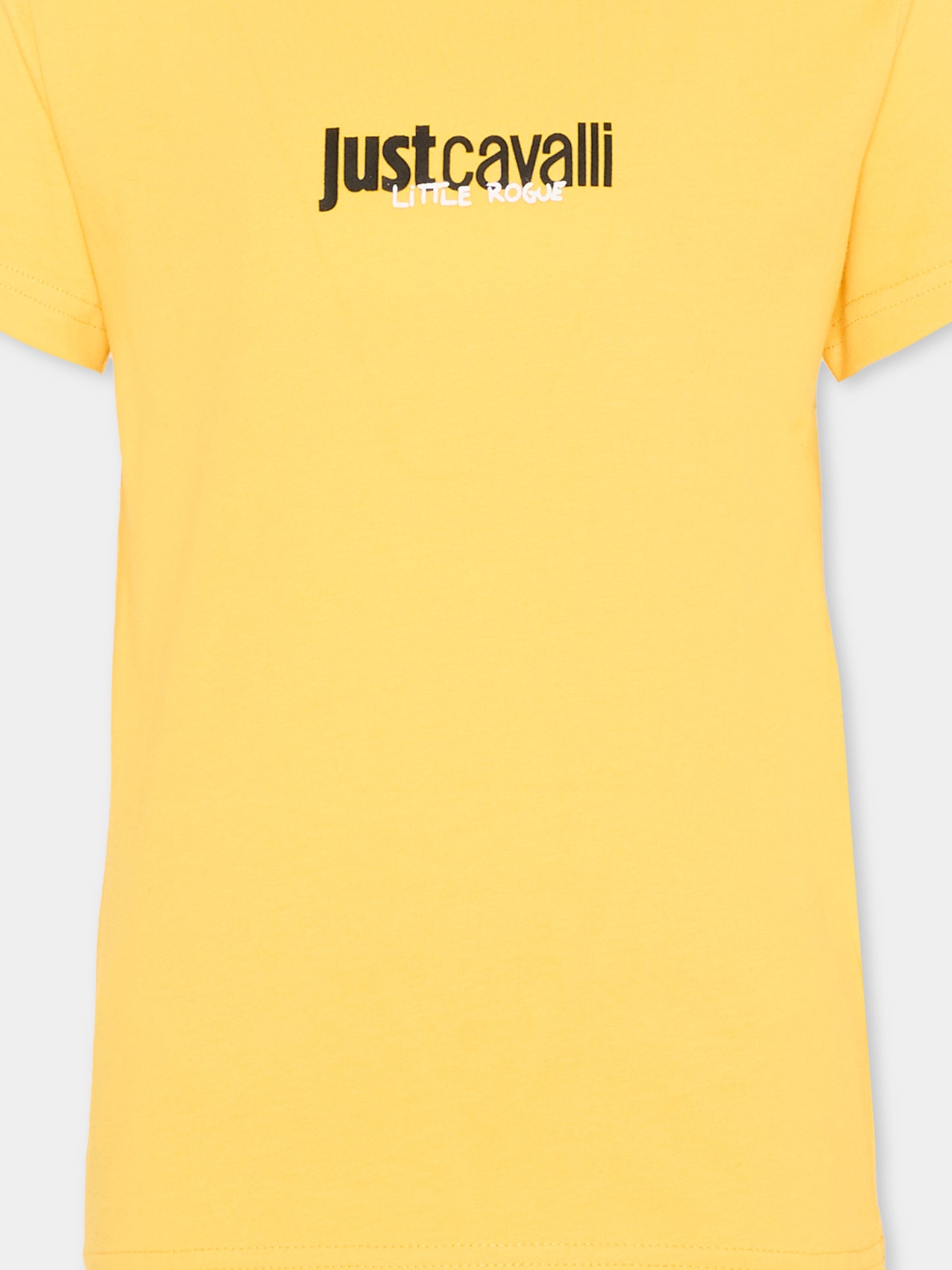Completo sportivo giallo per bambino con logo,Just Cavalli Kids,JIP26044CJ YELLOW DAFFODIL