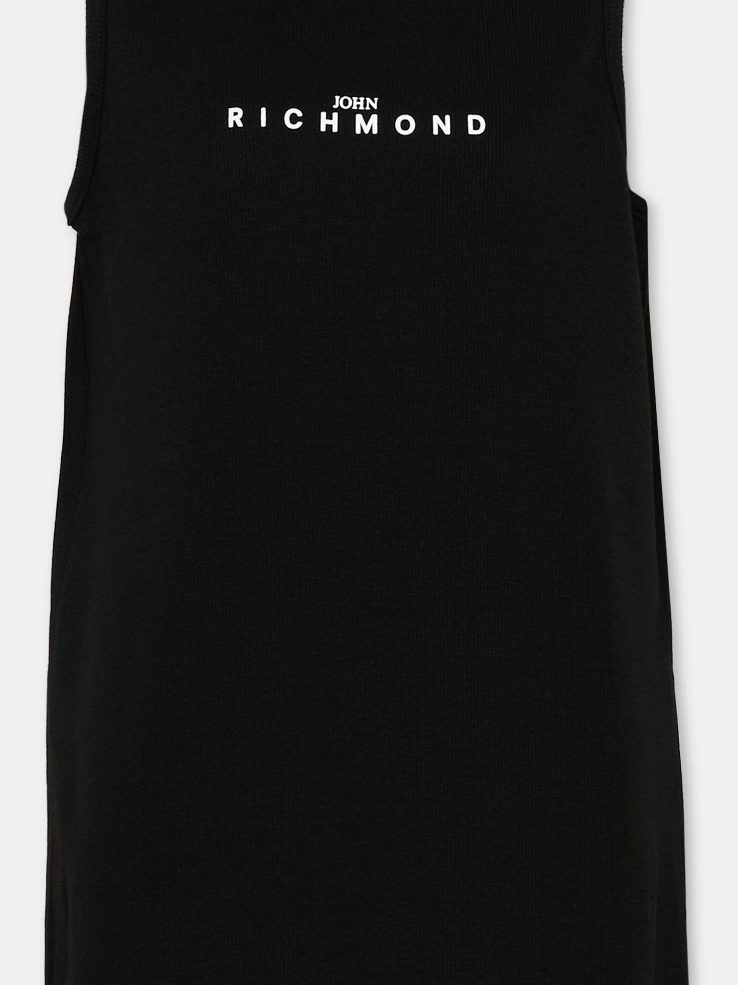 Vestito nero per bambina con logo,Richmond,RGP26003VE BLACK