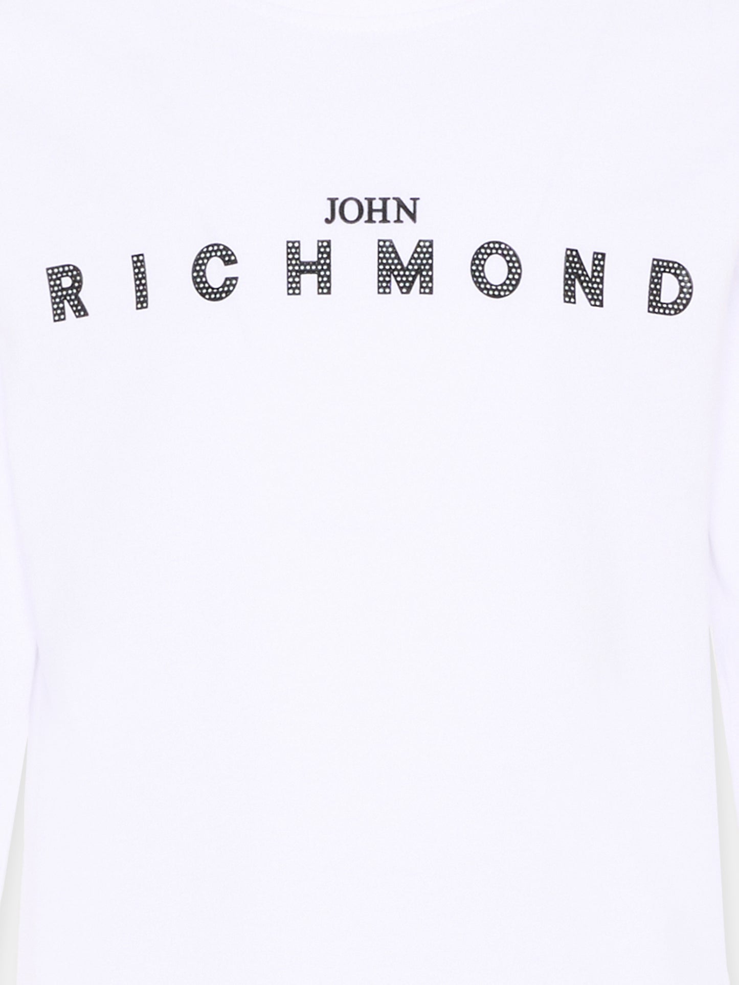 T-Shirt bianca per bambini con logo,Richmond,RBP26021TS WHITE
