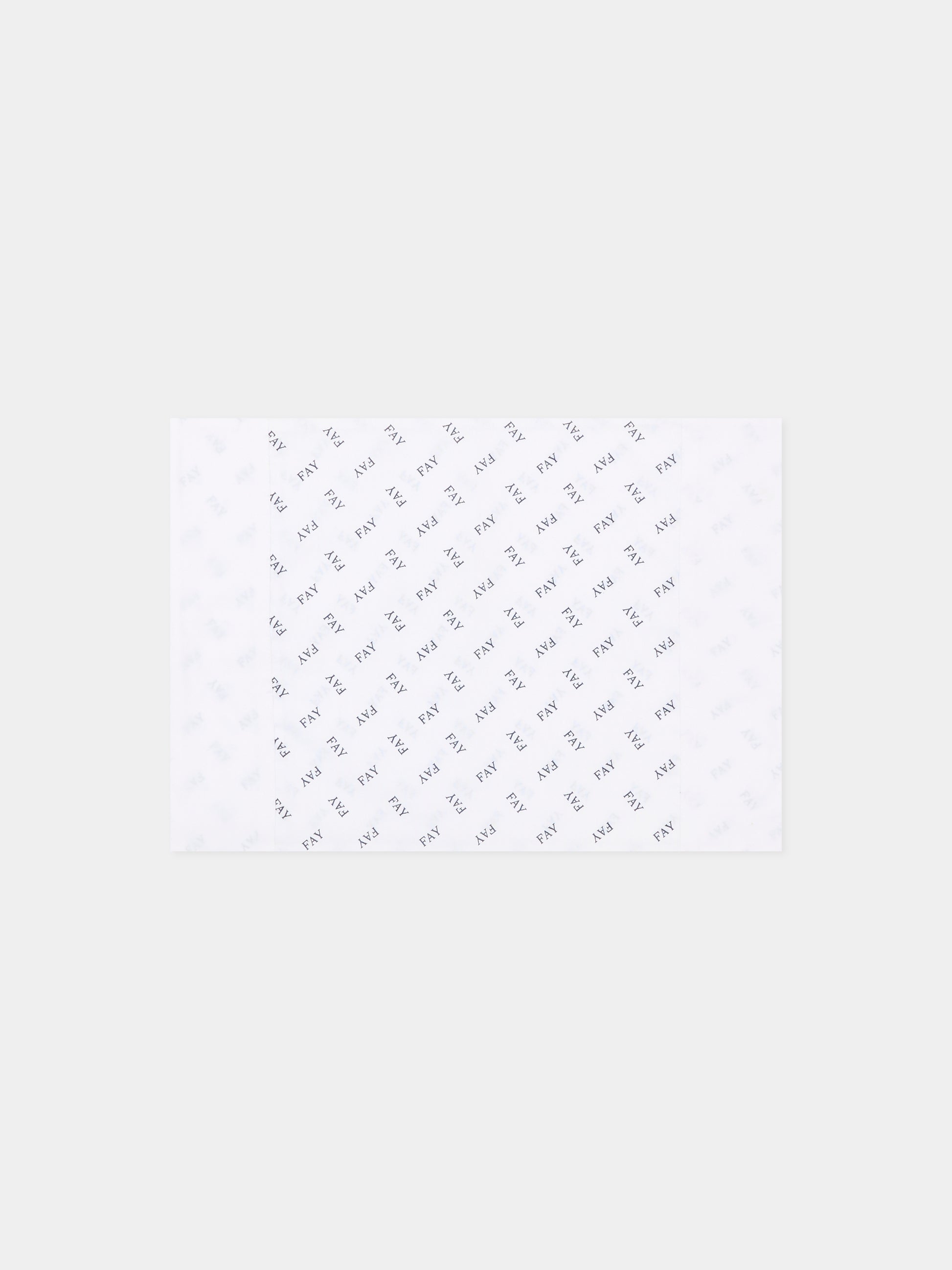 Set lenzuola bianco per neonato con logo,Fay Kids,FS0510 P0136 100BL