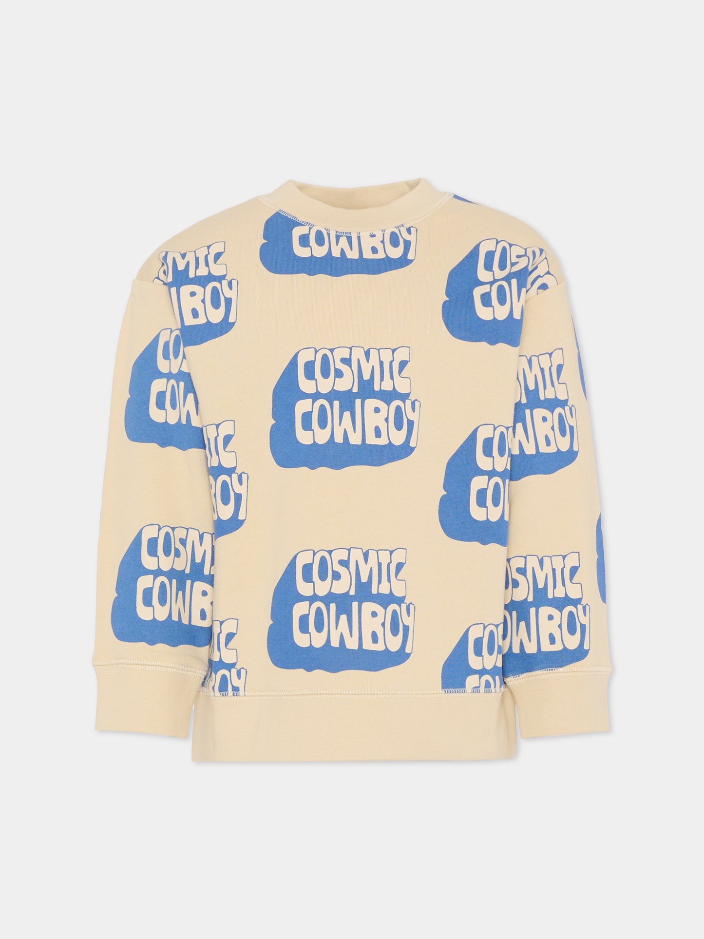 Felpa beige per bambino con scritta,Stella Mccartney Kids,TV4T00 Z2311 106MC