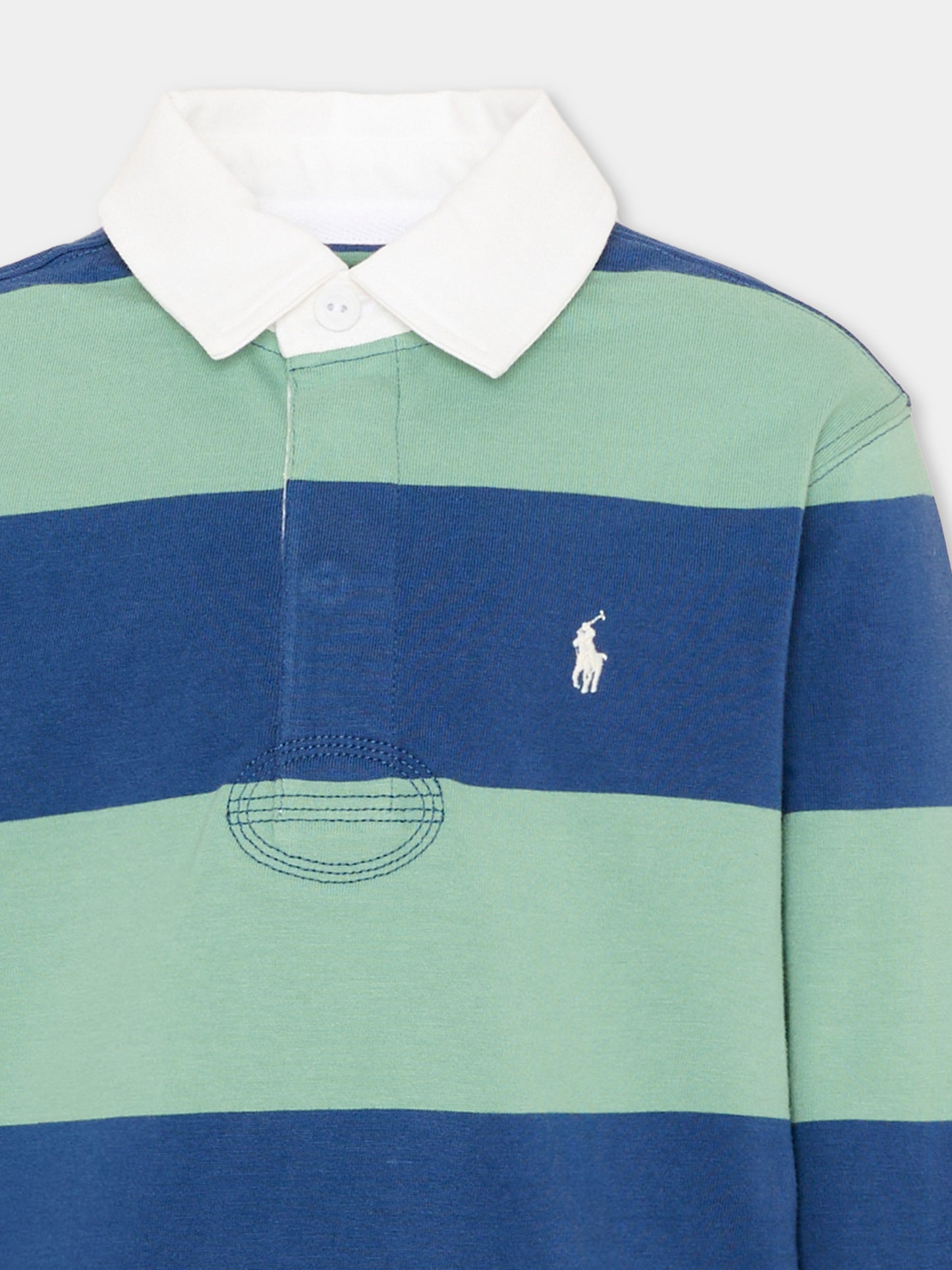 Polo multicolor per bambino a righe,Ralph Lauren Kids,932280501