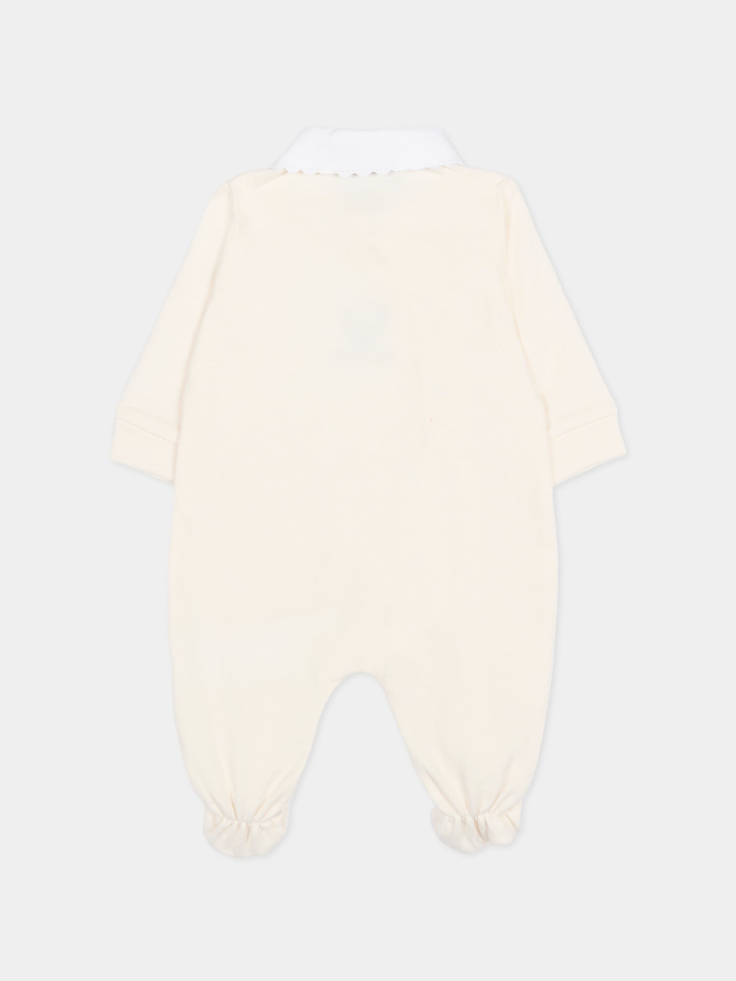 Tutina avorio per neonati con Teddy Bear,Moschino Kids,MUY08N LCA60 10063