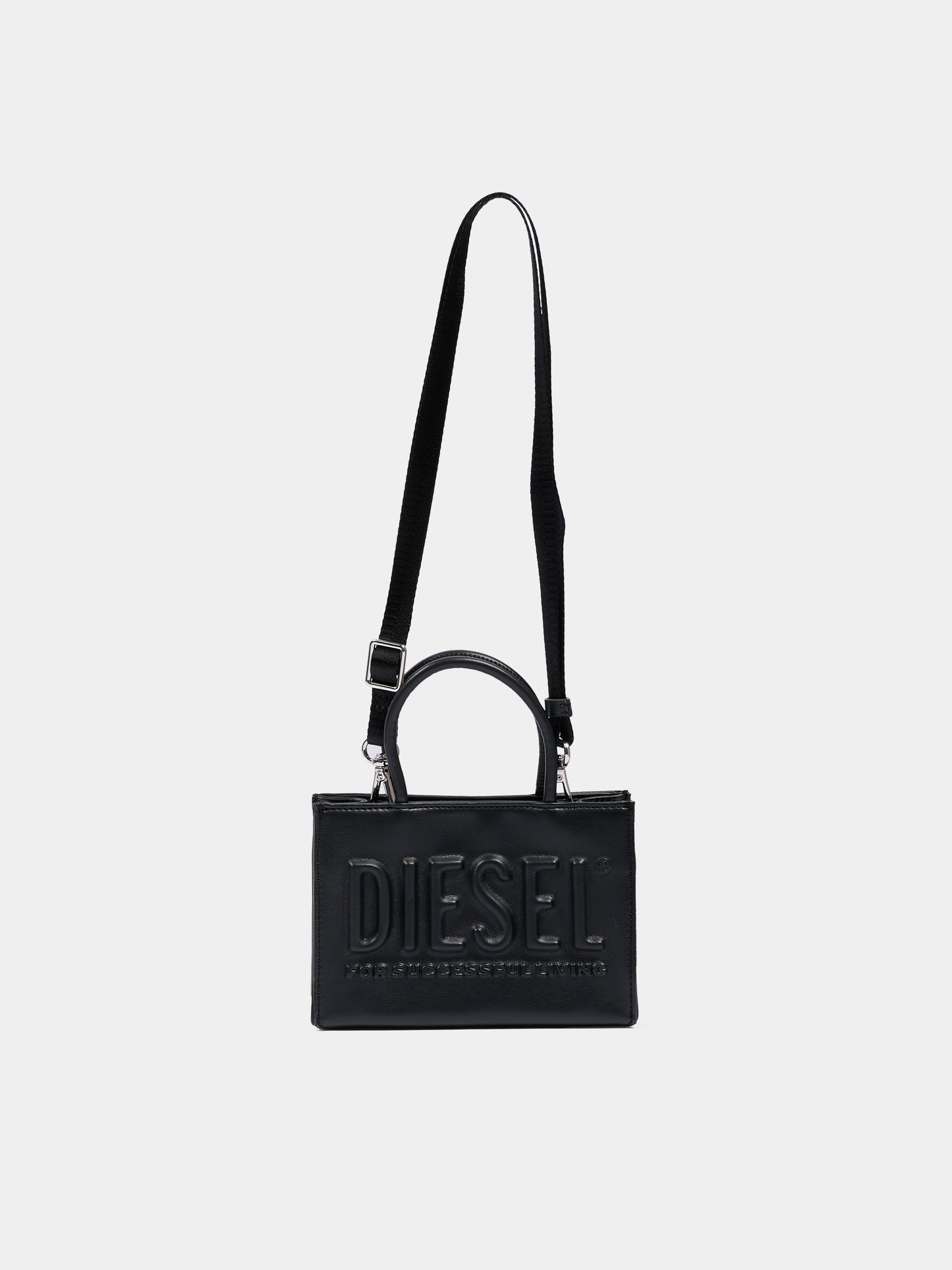 Borsa nera DSL 3D Mini per bambina con logo,Diesel,J02529-P8073-T8013