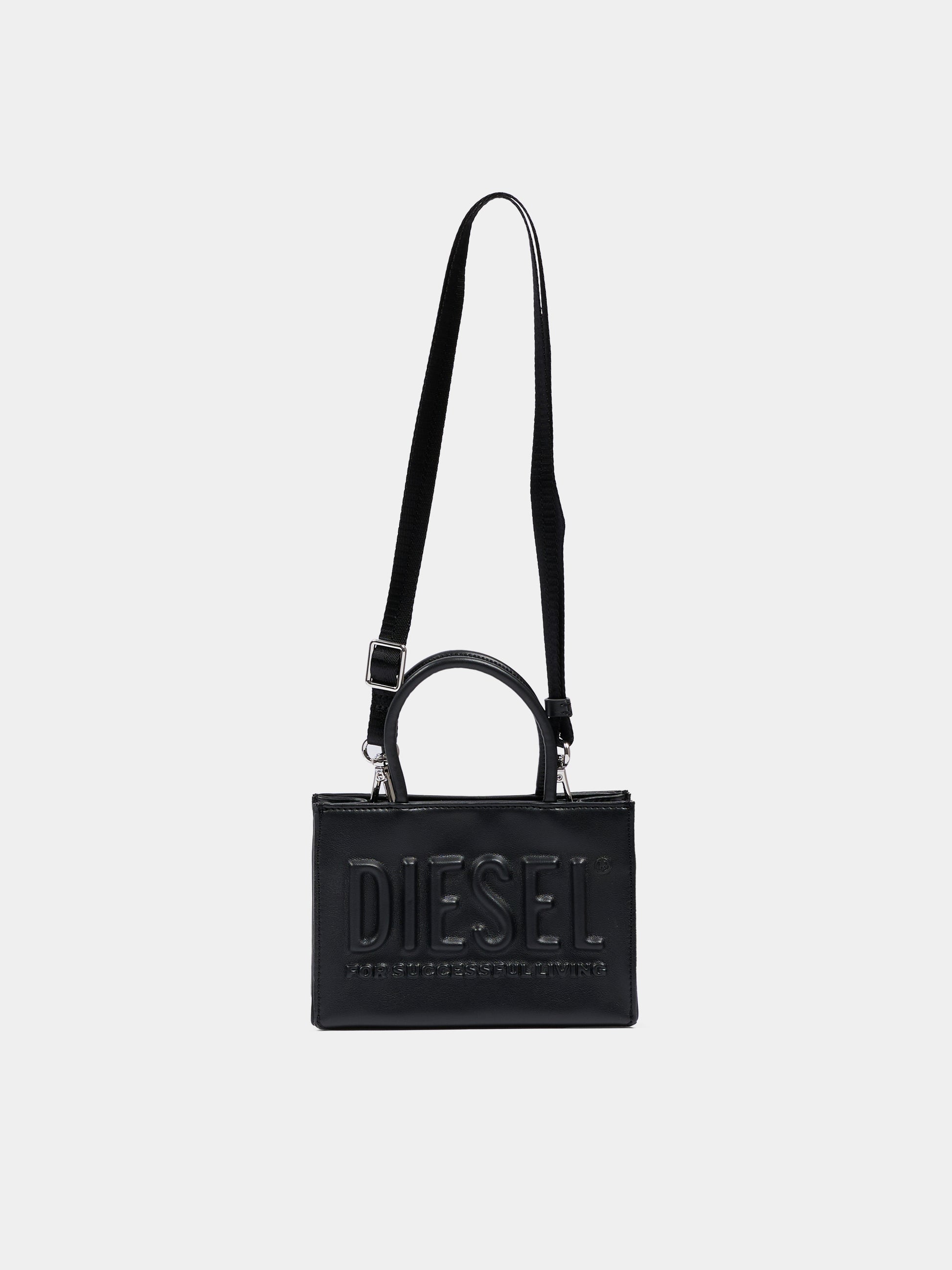 Borsa nera DSL 3D Mini per bambina con logo,Diesel,J02529-P8073-T8013
