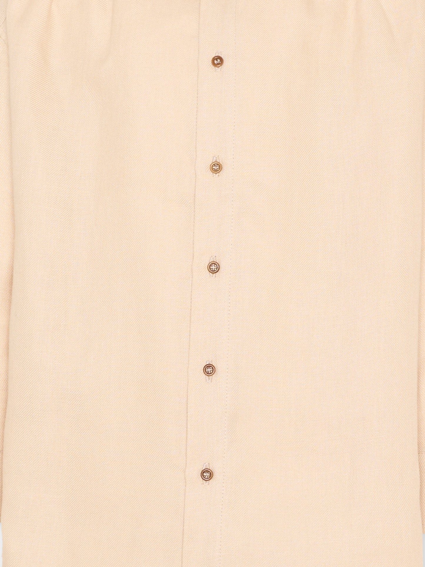 Camicia beige in lino per bambini,Vélocipède,VLC-AW25/26-SH001 OYSTER