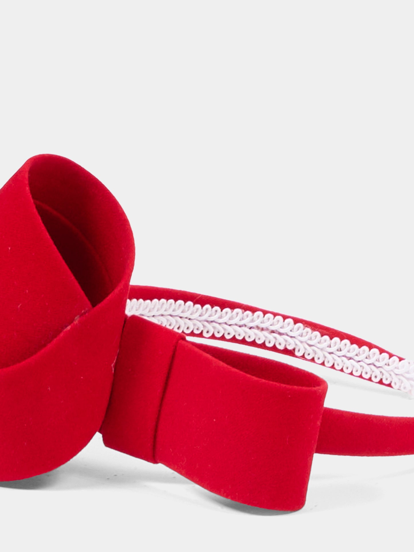 Cerchietto Dorothy rosso per bambina con fiocco intrecciato,Nennè Studio,DOROTHY ROSSO