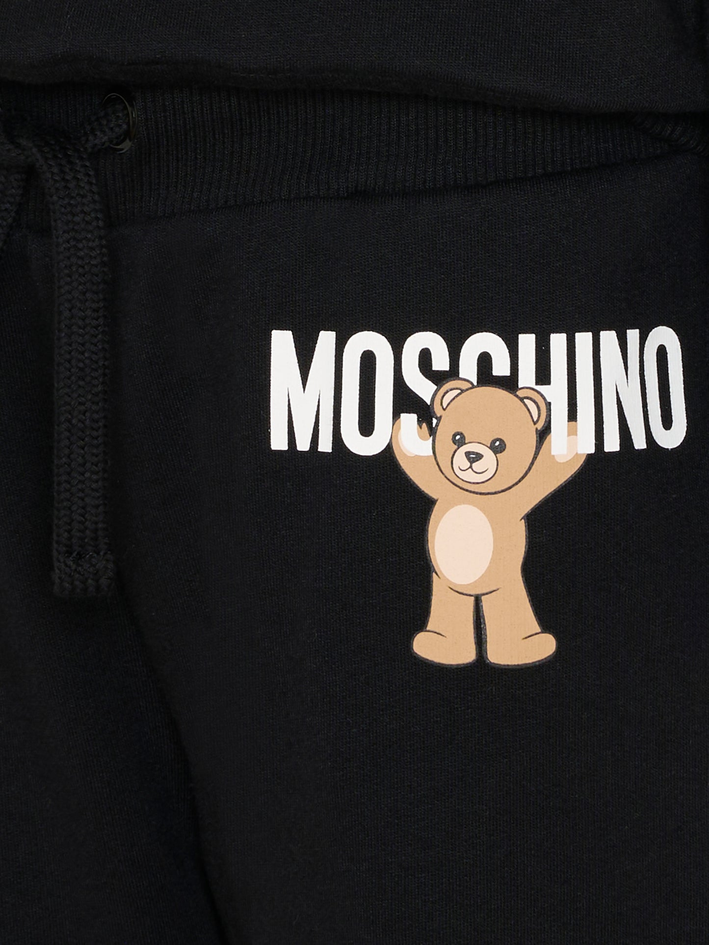 Completo nero per bambini con Teddy Bear,Moschino Kids,HUK04A LCA40 60100
