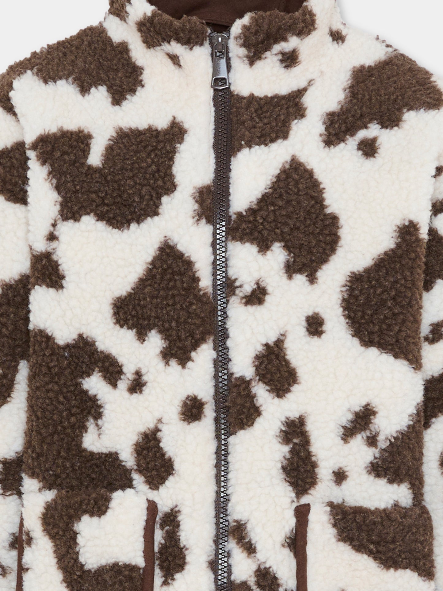 Ecopelliccia multicolor per bambina con stampa animalier,Mc2 Saint Barth,JYA0001 00198I