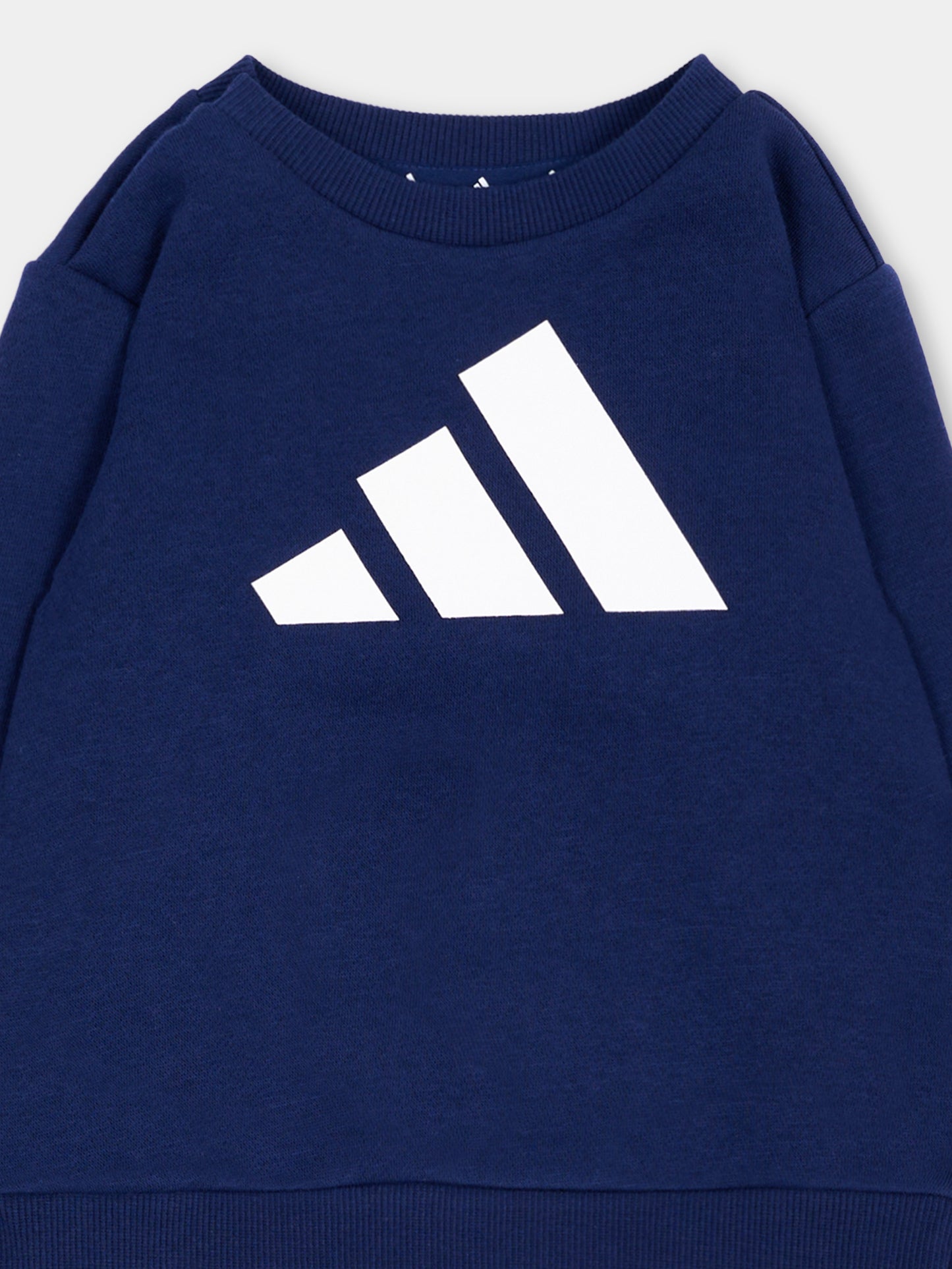 Completo sportivo blu per neonato con logo,Adidas,KS1471