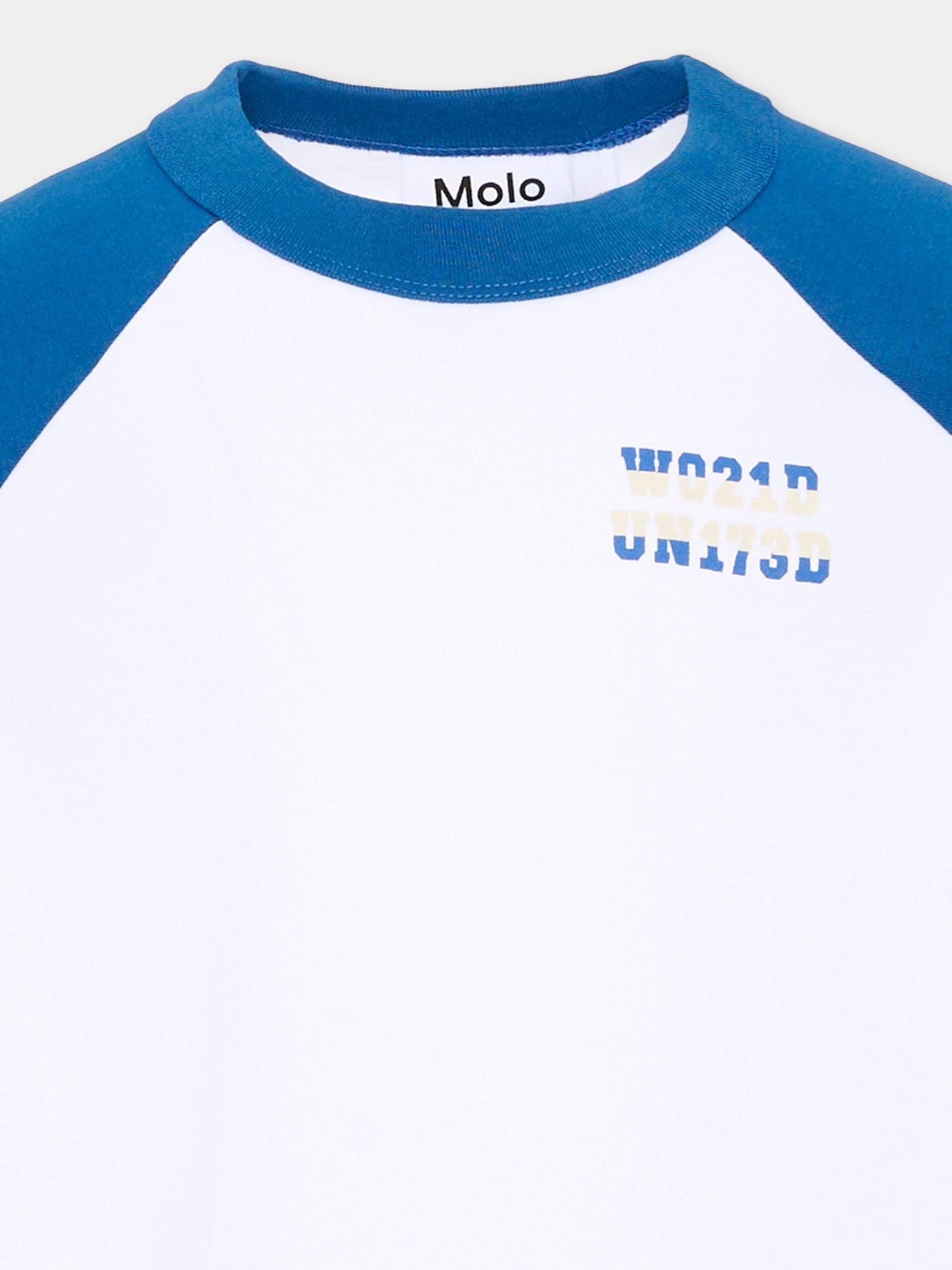 T-Shirt bianca per bambino,Molo,1W26A408 9928
