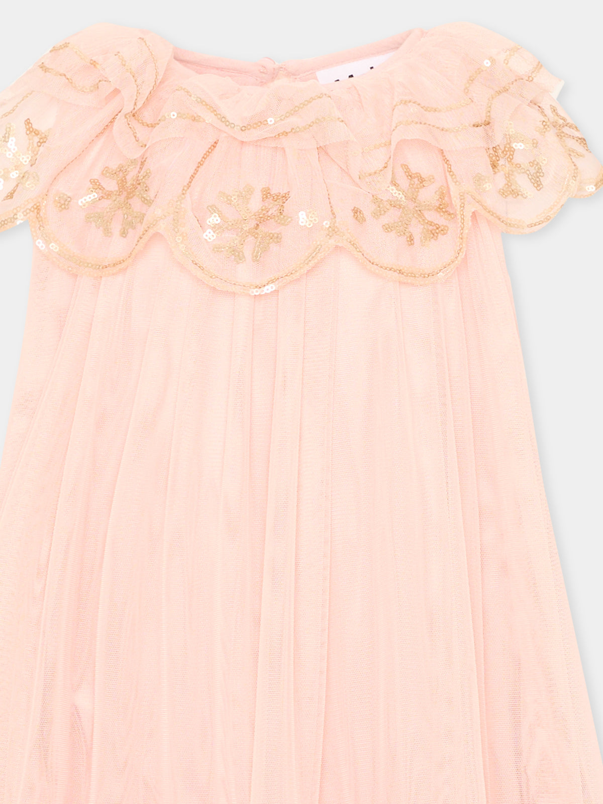 Abito elegante rosa Coline per bambina,Molo,2W26E103 8058