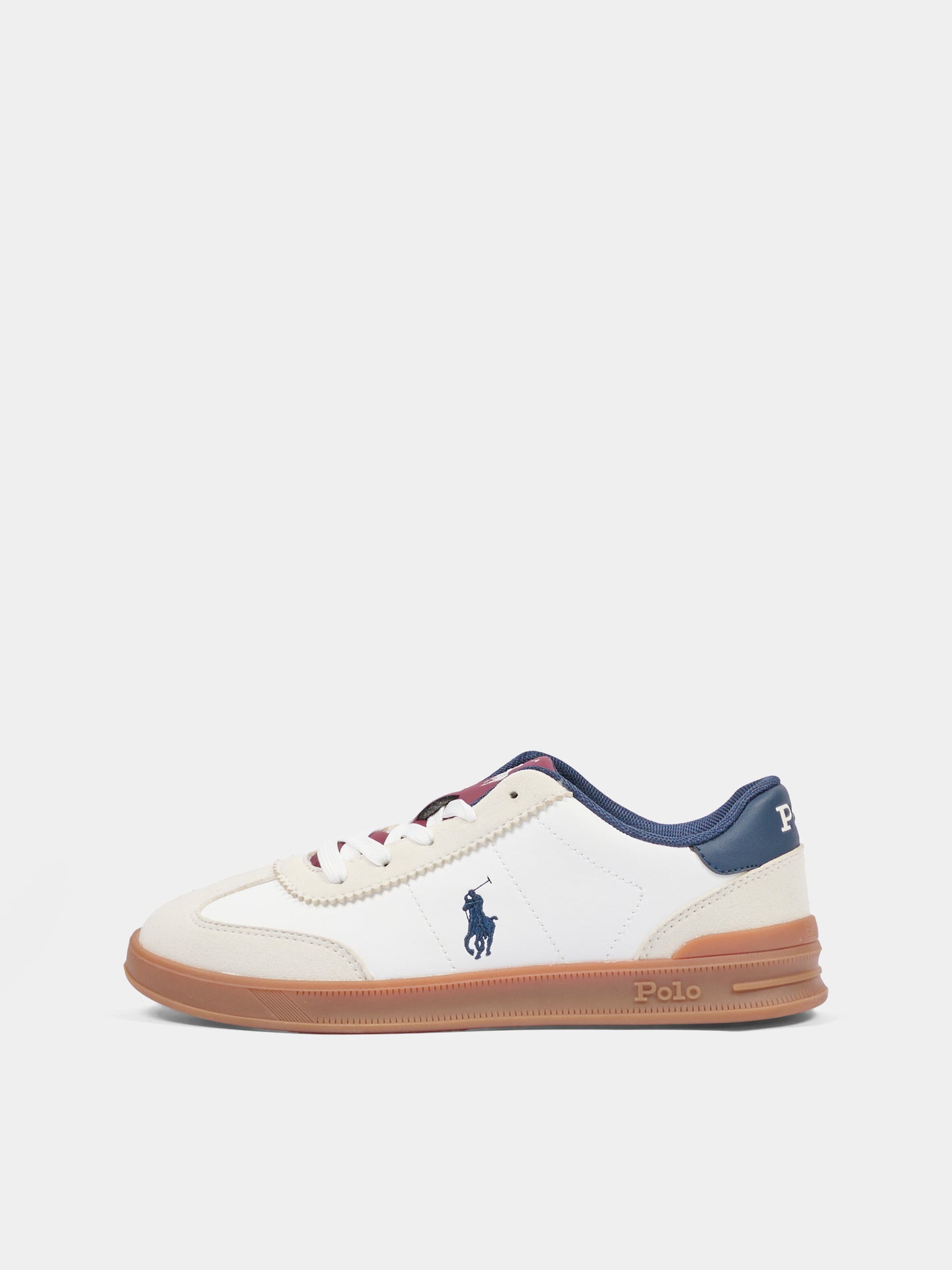 Sneakers bianche per bambino con Polo Pony,Ralph Lauren Kids,RL04998106