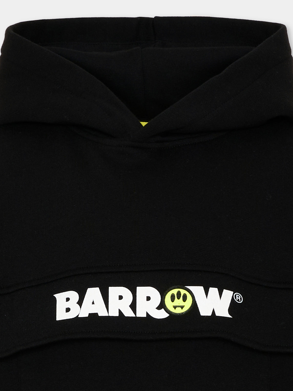 Black sweatshirt for Boy with teddy bear
