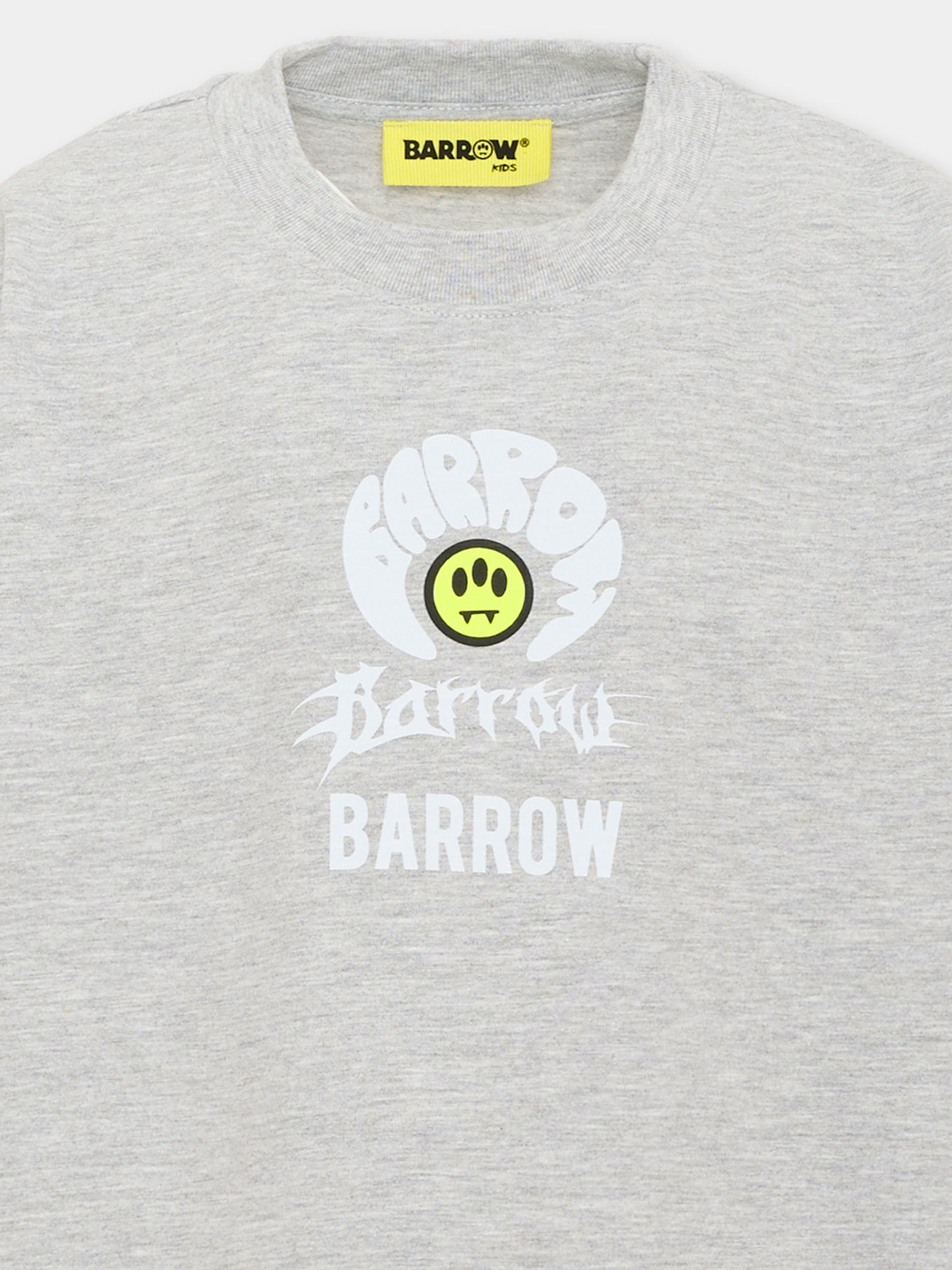 T-Shirt grigia per bambino con orsetto,Barrow,F6BKJBTH069 101