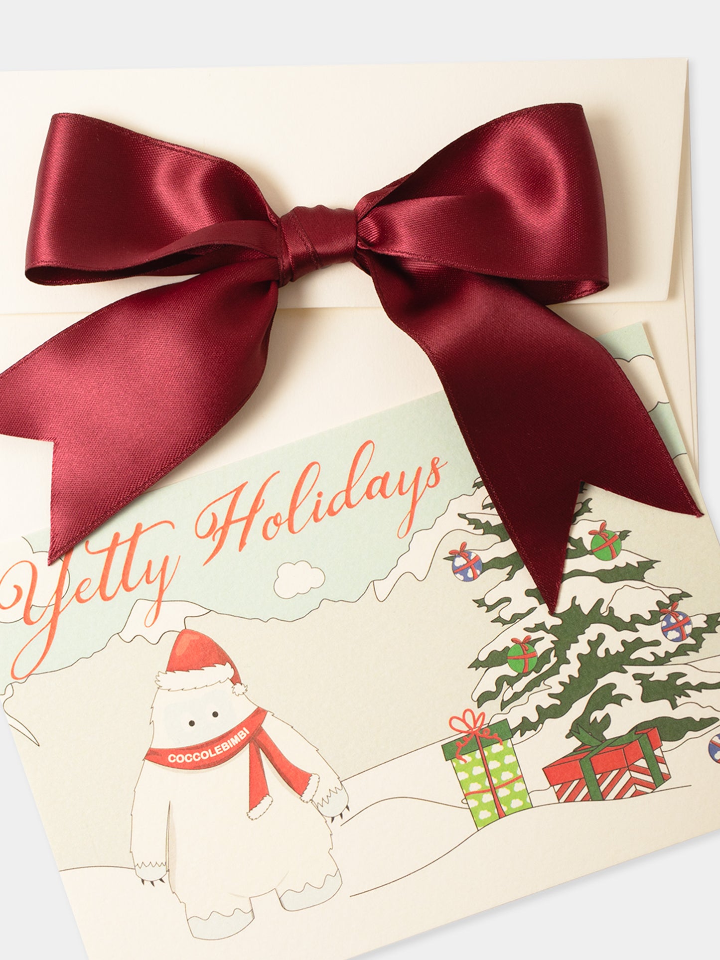 Cartolina di auguri Yetty Holidays,Coccolebimbi Limited,CARTOLINA DI AUGURI YETTY HOLIDAYS