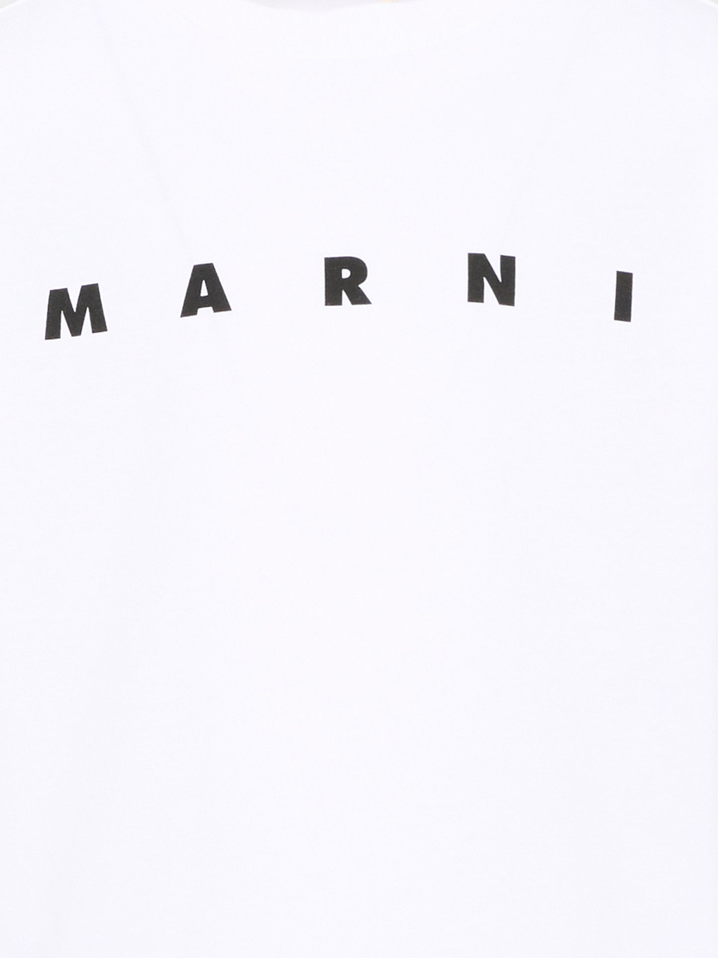 T-Shirt bianca per bambini con logo,Marni Kids,M01603 M00RF 0M100