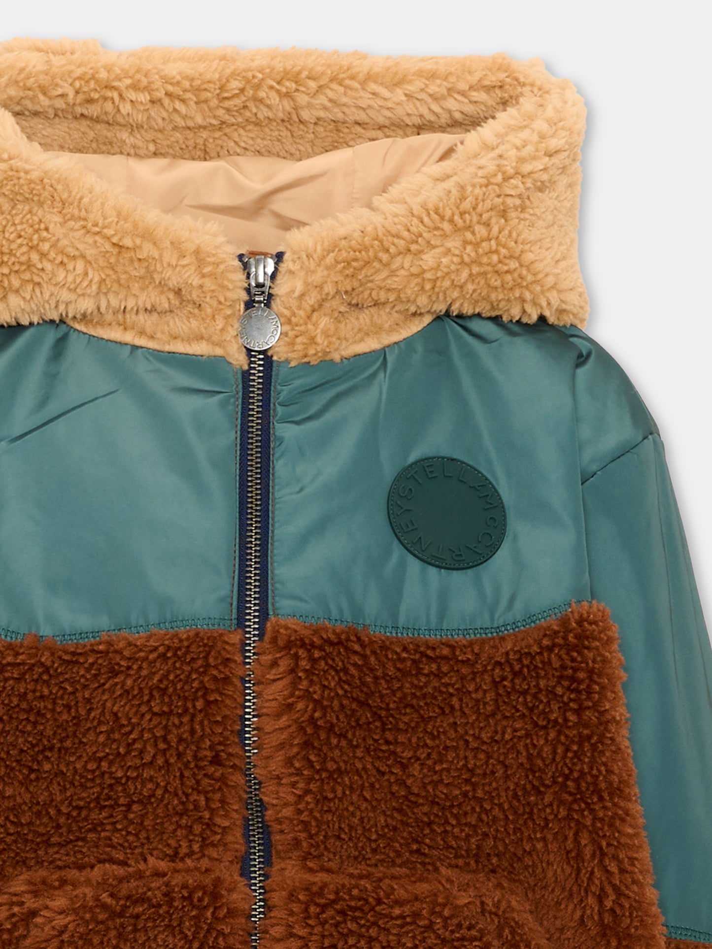 Giubbotto multicolor per bambino teddy,Stella Mccartney Kids,TZ2H77 Z4058 999