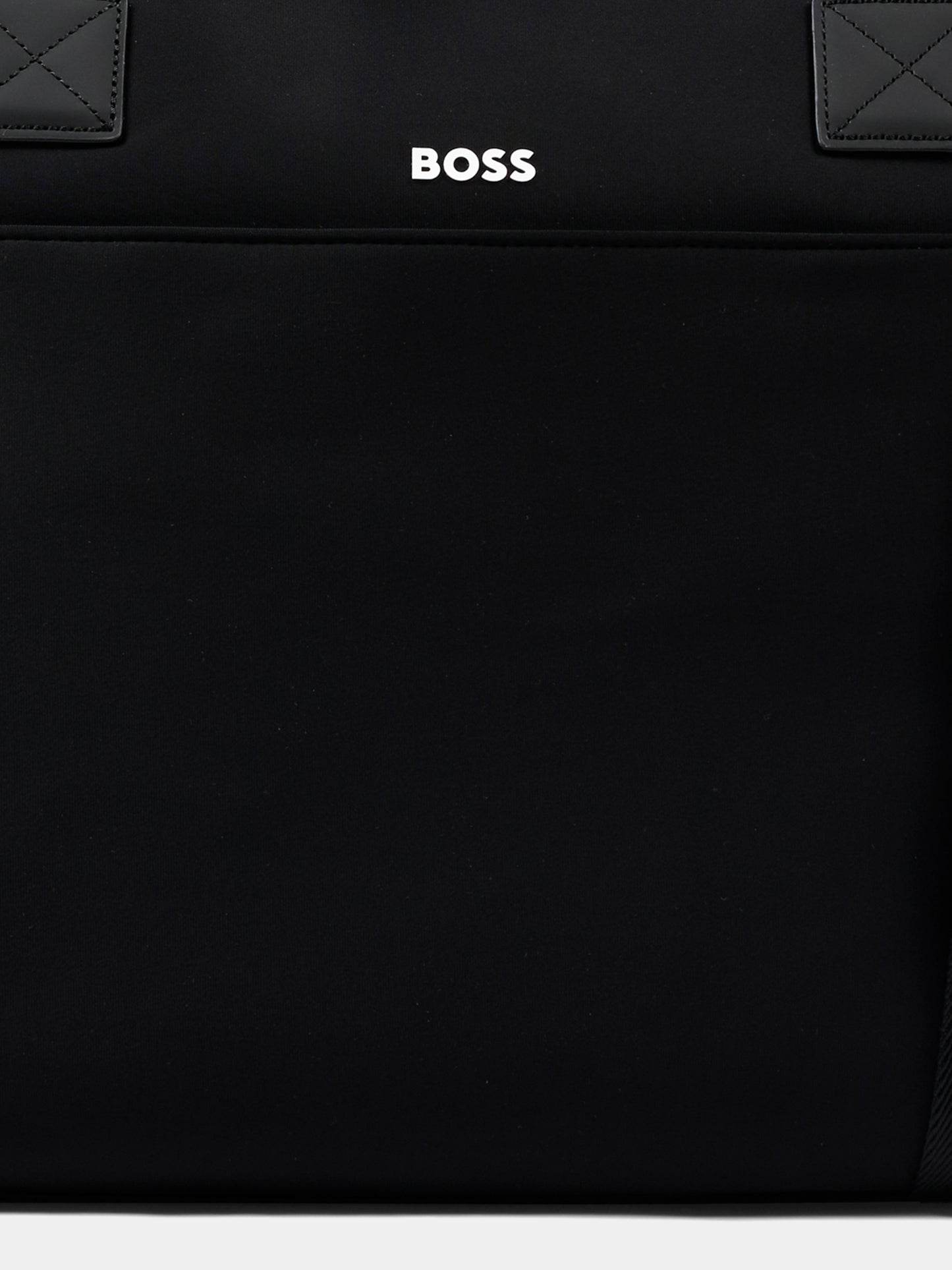 Borsa mamma nera per neonati con logo,Boss,J53560 09B