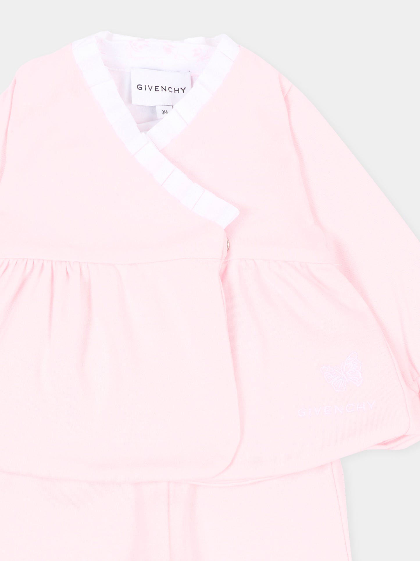 Completo nascita rosa per neonata,Givenchy Kids,H31541 44Z