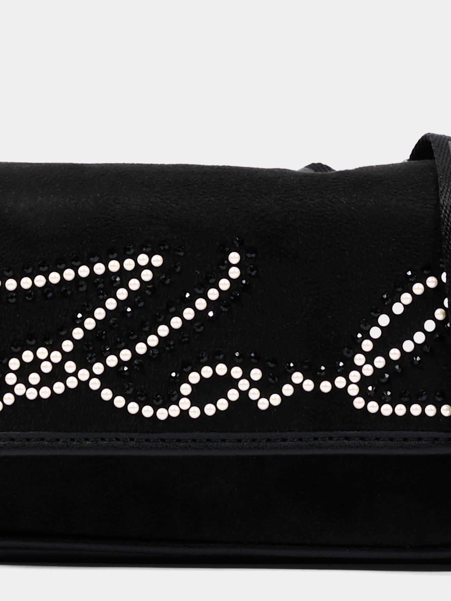 Borsa nera per bambina con logo,Karl Lagerfeld Kids,Z31437 09B