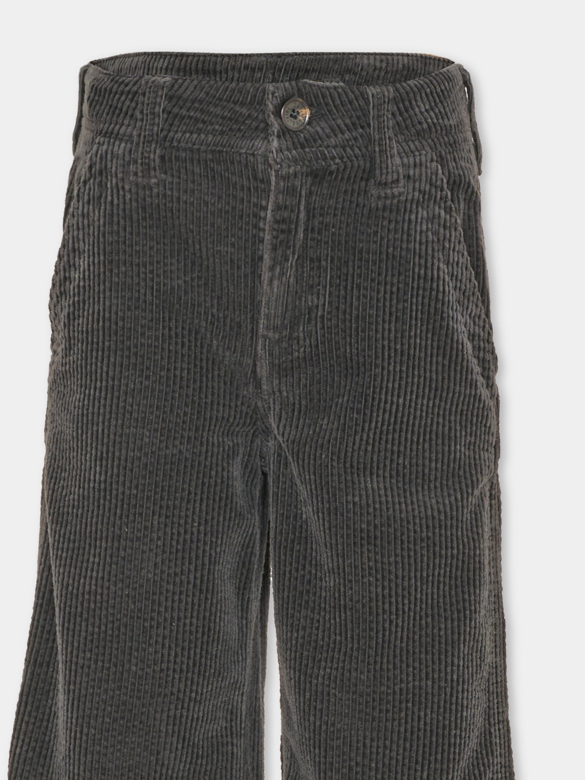 Pantalone nero per bambino in velluto a coste,Zadig & Voltaire Kids,X60859 09B