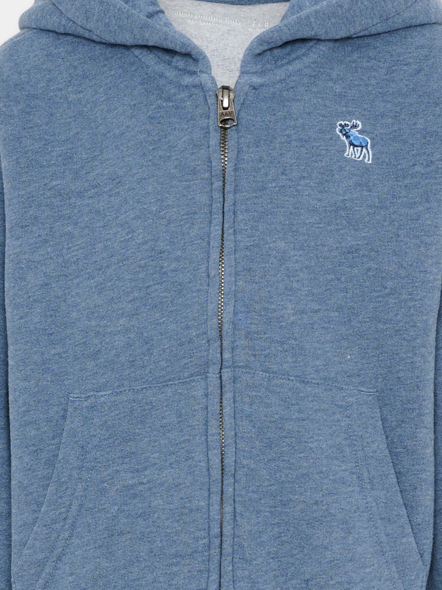 Felpa blu per bambini con logo,Abercrombie & Fitch,93AF02 UGF