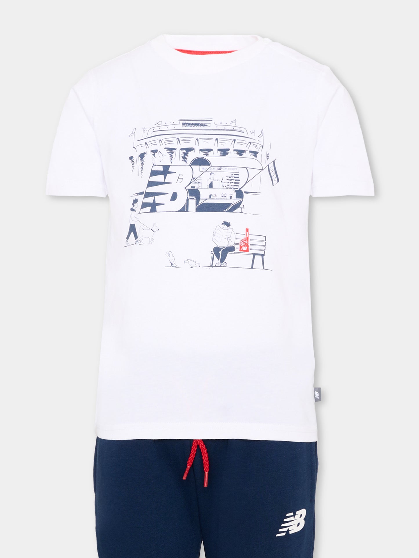 Completo sportivo multicolor per bambino,New Balance,LAKB0303I BWE