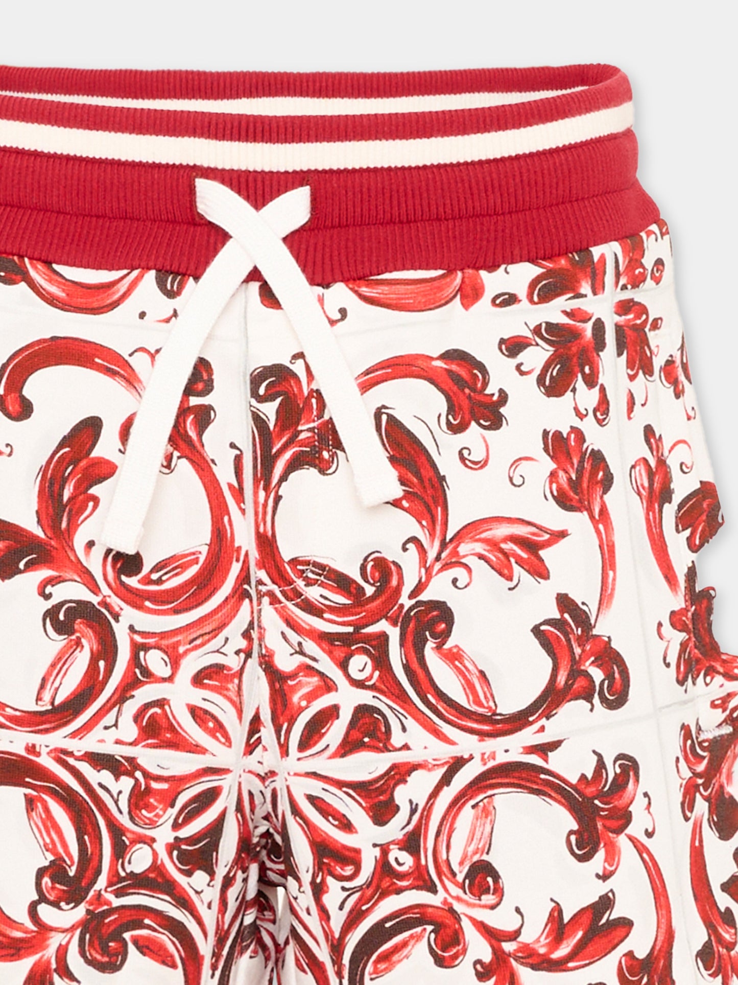 Shorts rosso per bambino,Dolce & Gabbana Kids,L4JQR4 II7KU IQ5DQ