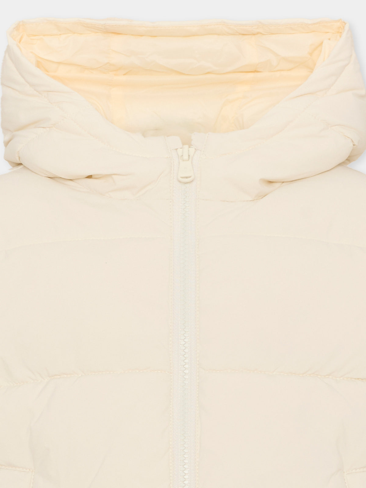 Piumino avorio per bambini con cappuccio,North Sails,NBA26074PI WHITE WINTER