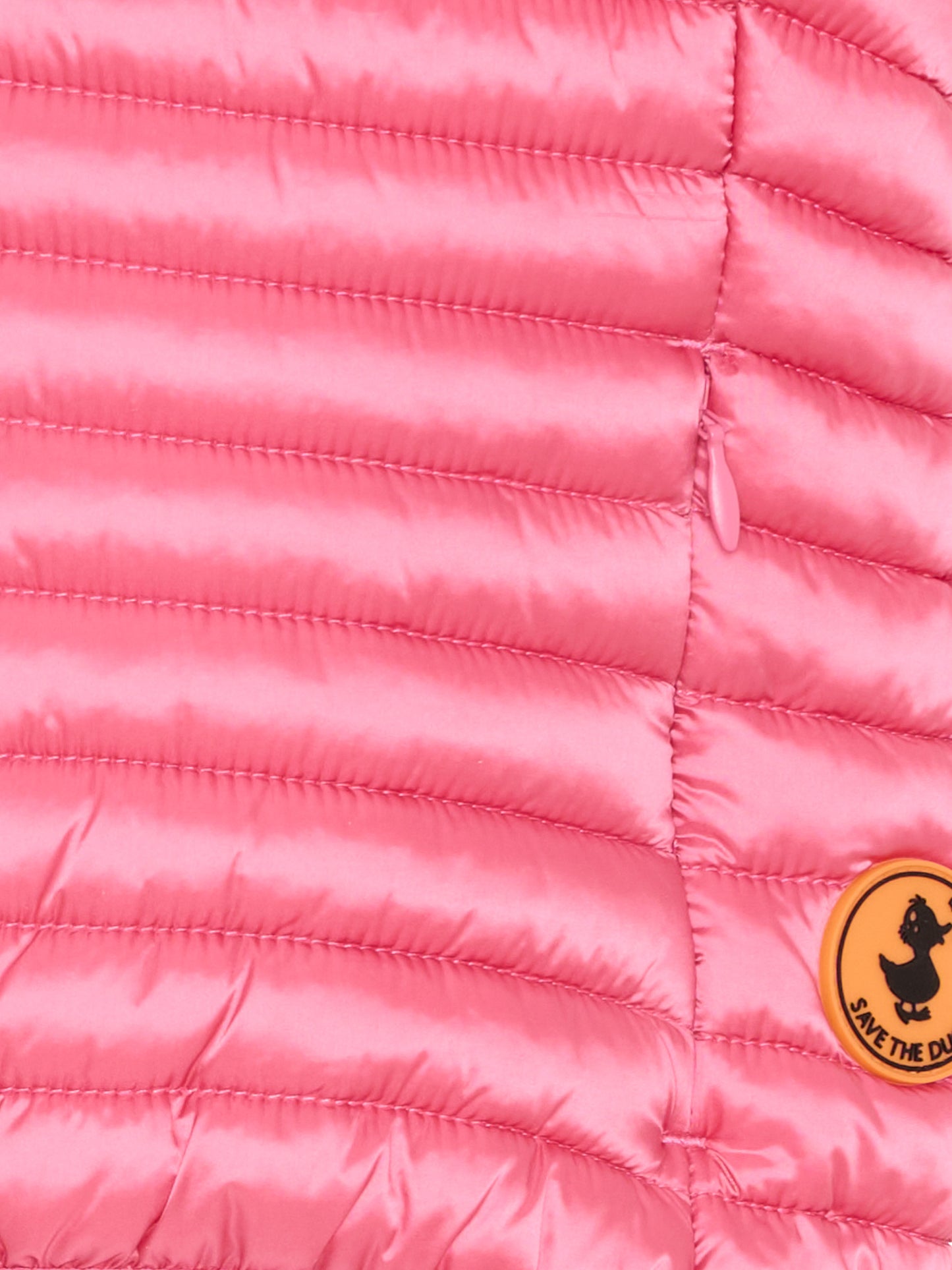 Gilet fucsia per bambina trapuntato,Save The Duck Kids,J85310G IRIS20 80017
