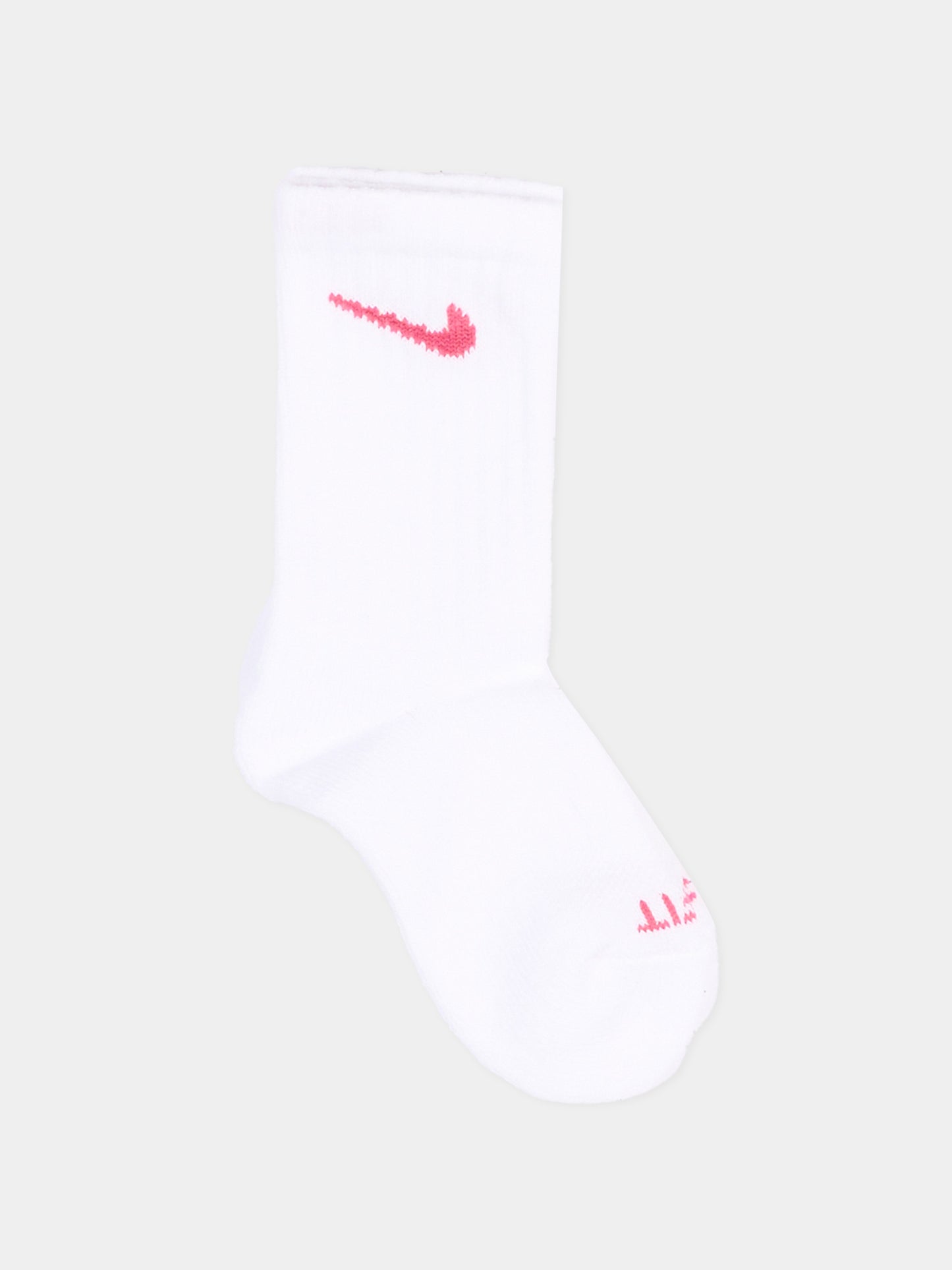Calza spugna rosa per bambina con logo,Nike,UN0019 V12/RN0019 V12