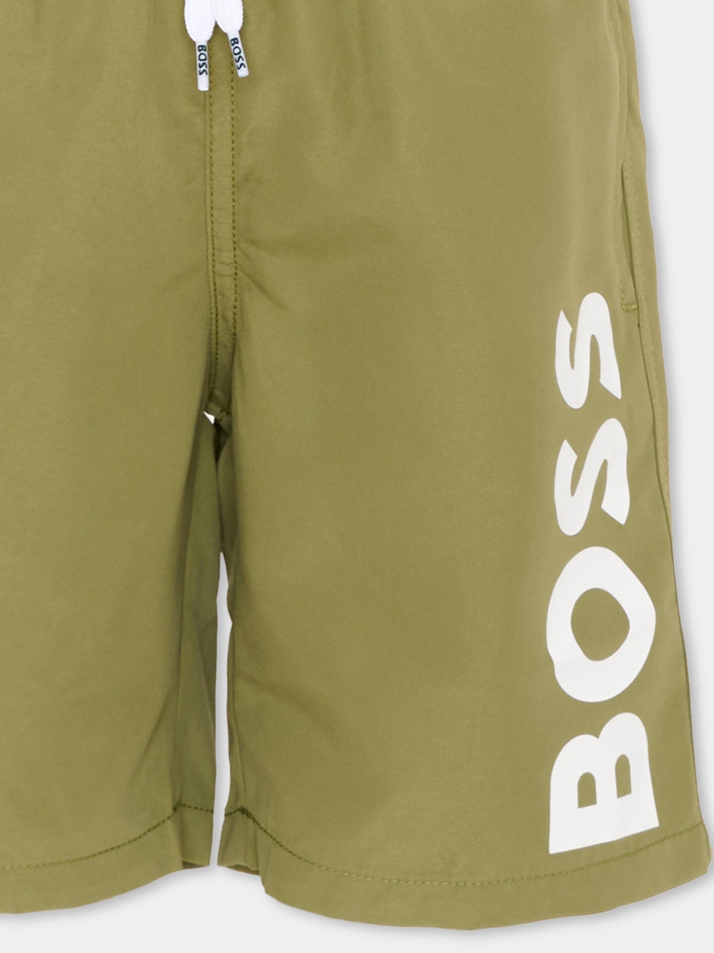 Boxer mare blu per bambino logo BOSS,Boss,J51973 673