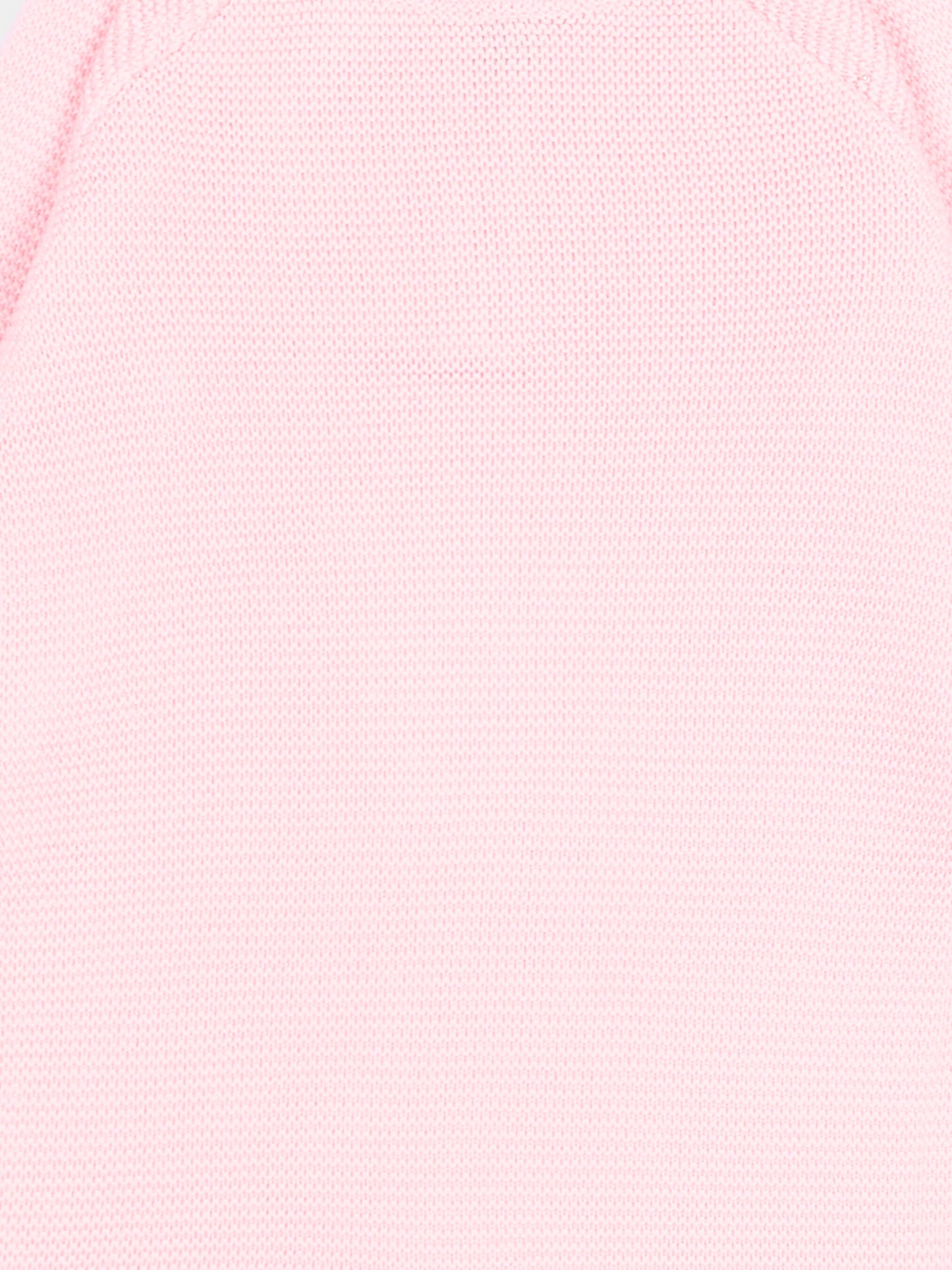 Tutina rosa per neonata in maglia,Little Bear,3103 ROSA M/BCO