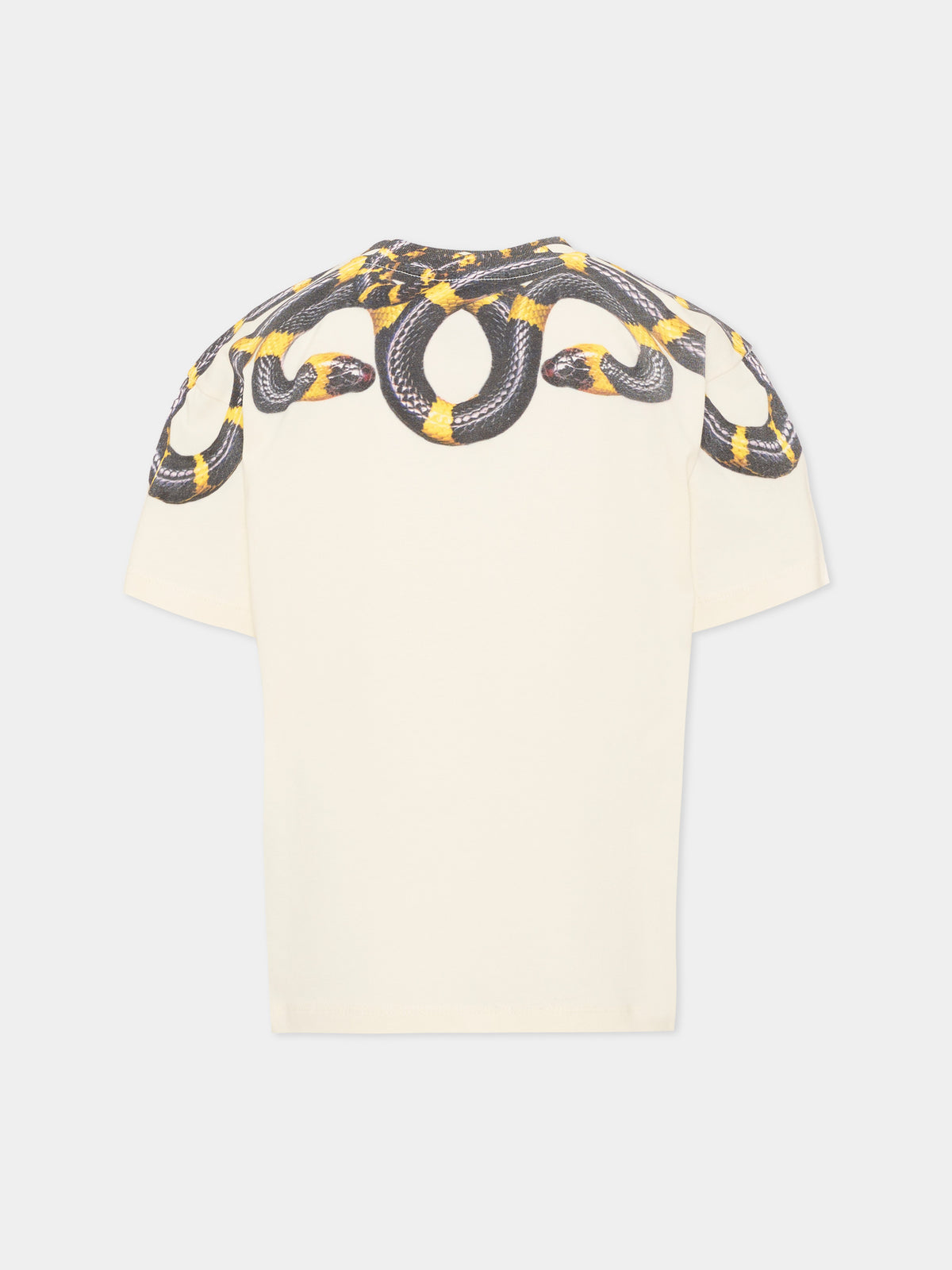 T-shirt avorio per bambino con ali,County Of Milan Kids,F6CMJBTH022 412