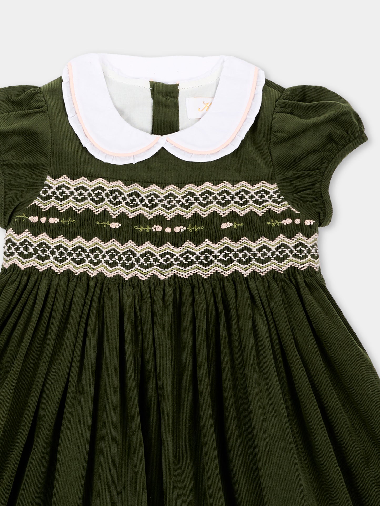 Abito elegante verde per neonata,Kidiwi Handmade,37081 TM276