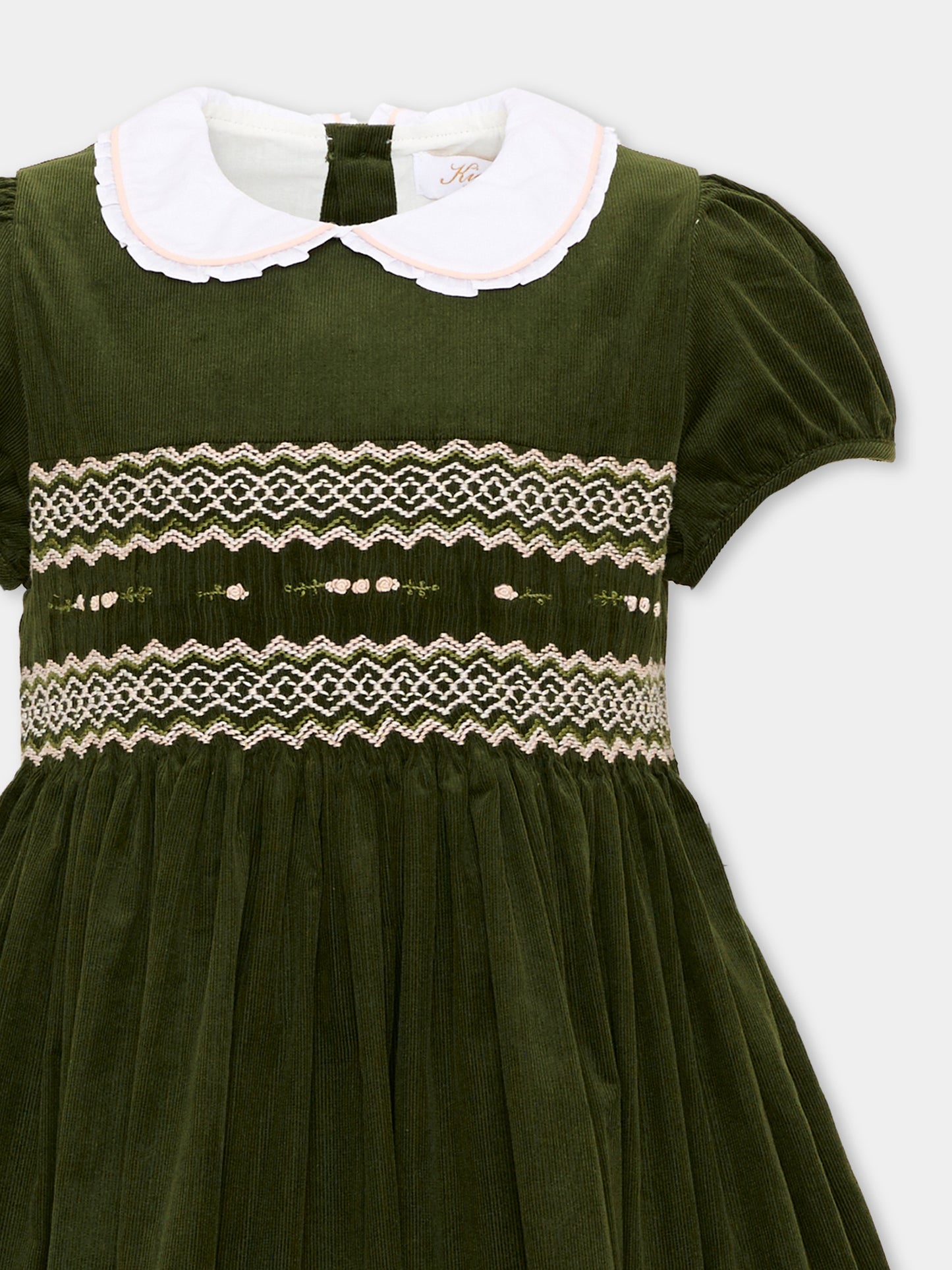 Abito elegante verde per bambina,Kidiwi Handmade,37081 TM276