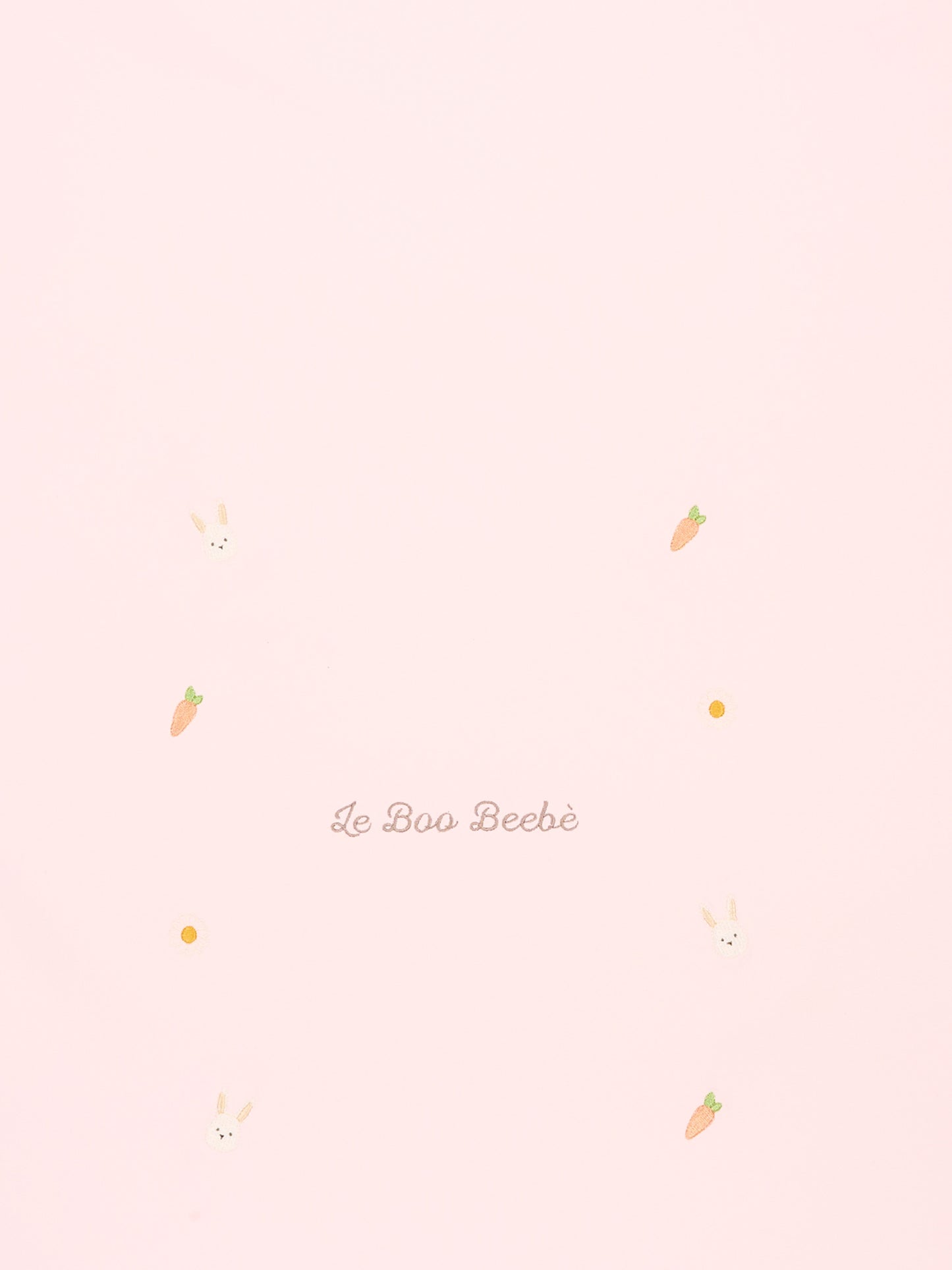 Coperta rosa per neonata con ricami,Le Boo Beebè,CBC023 T351 30