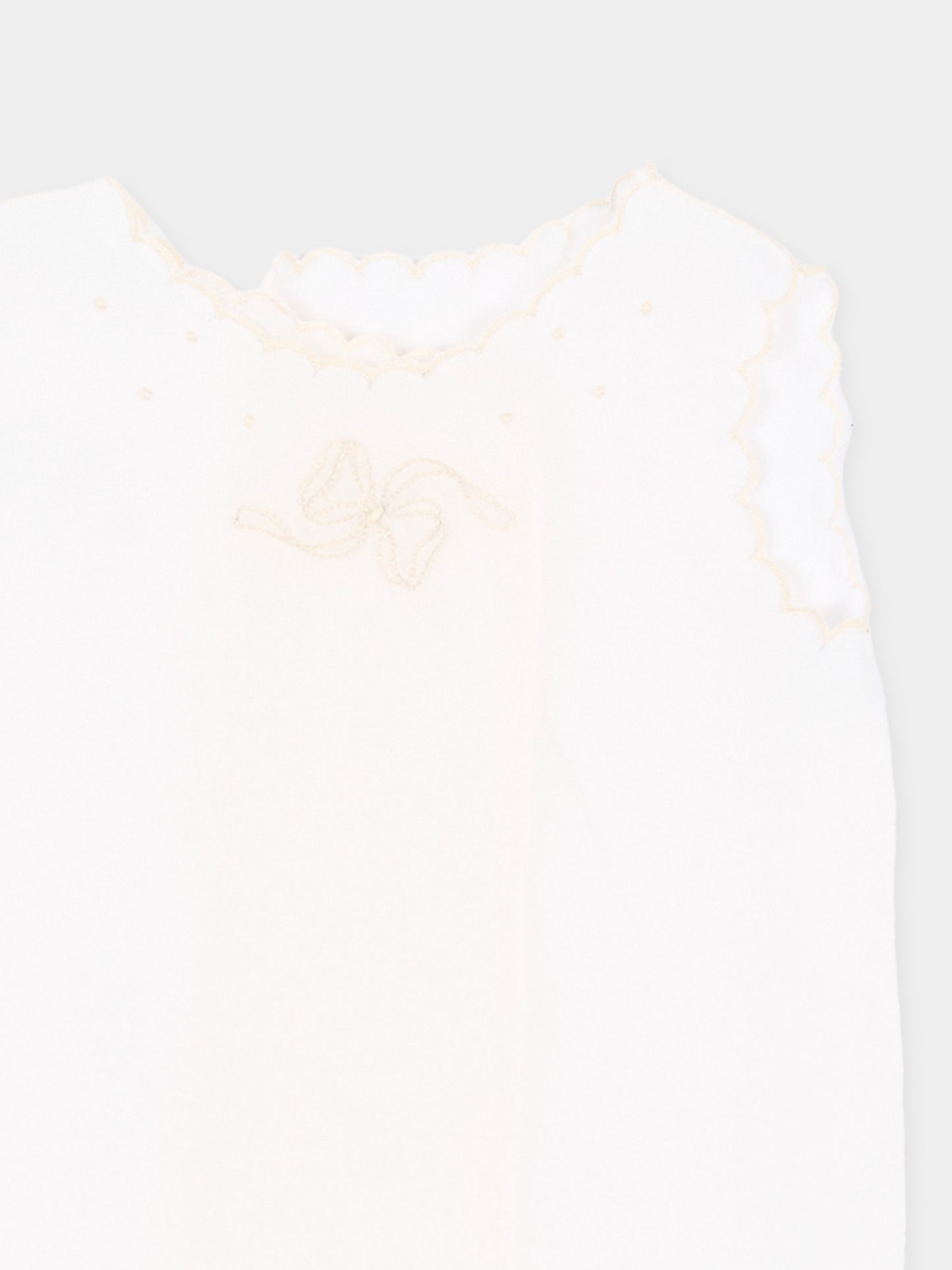 Camicia della fortuna avorio per neonata,Mariella Ferrari,COA1 AVORIO