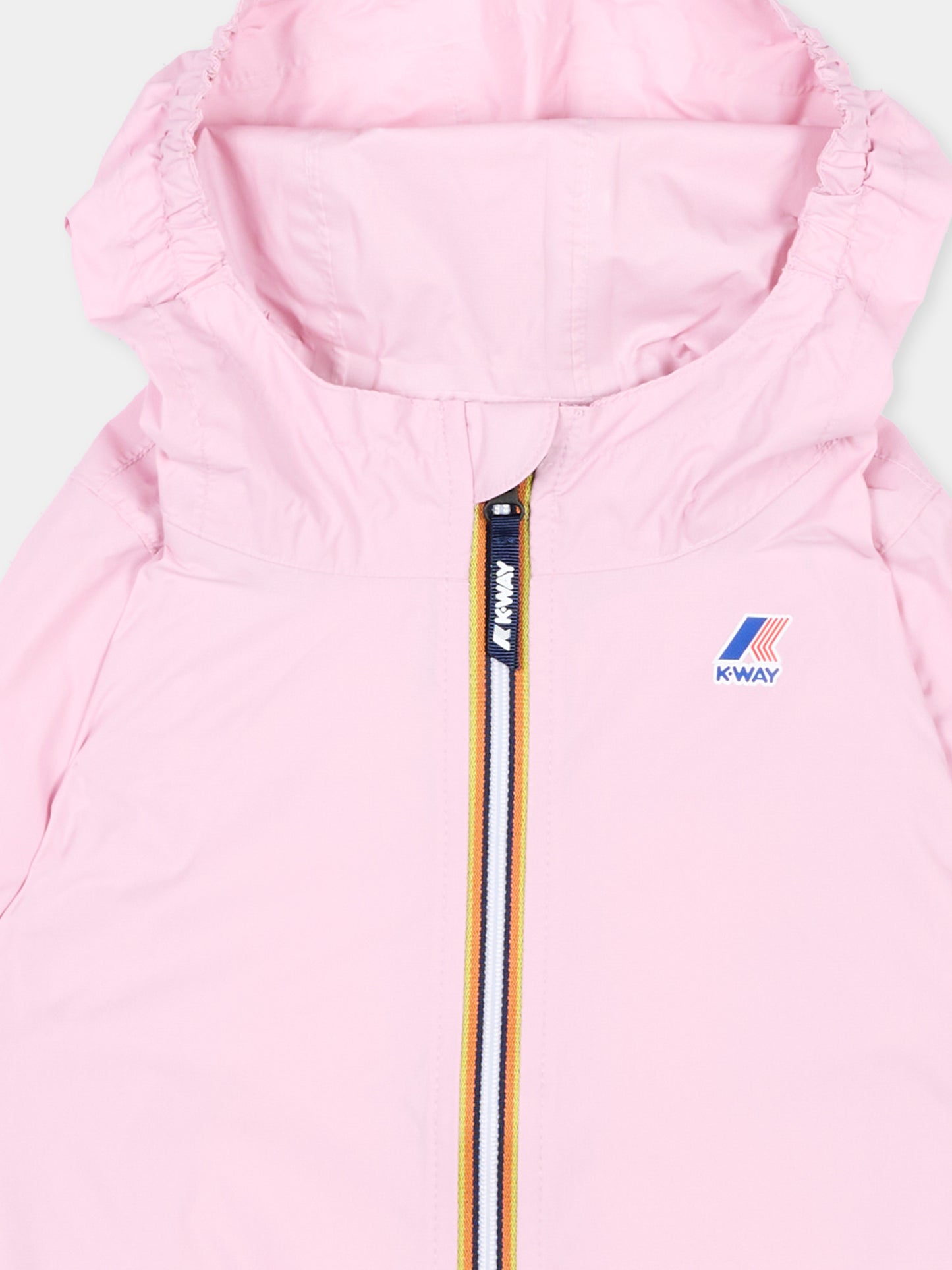 Giacche a vento rosa per neonata,K-way,K2137XW V18