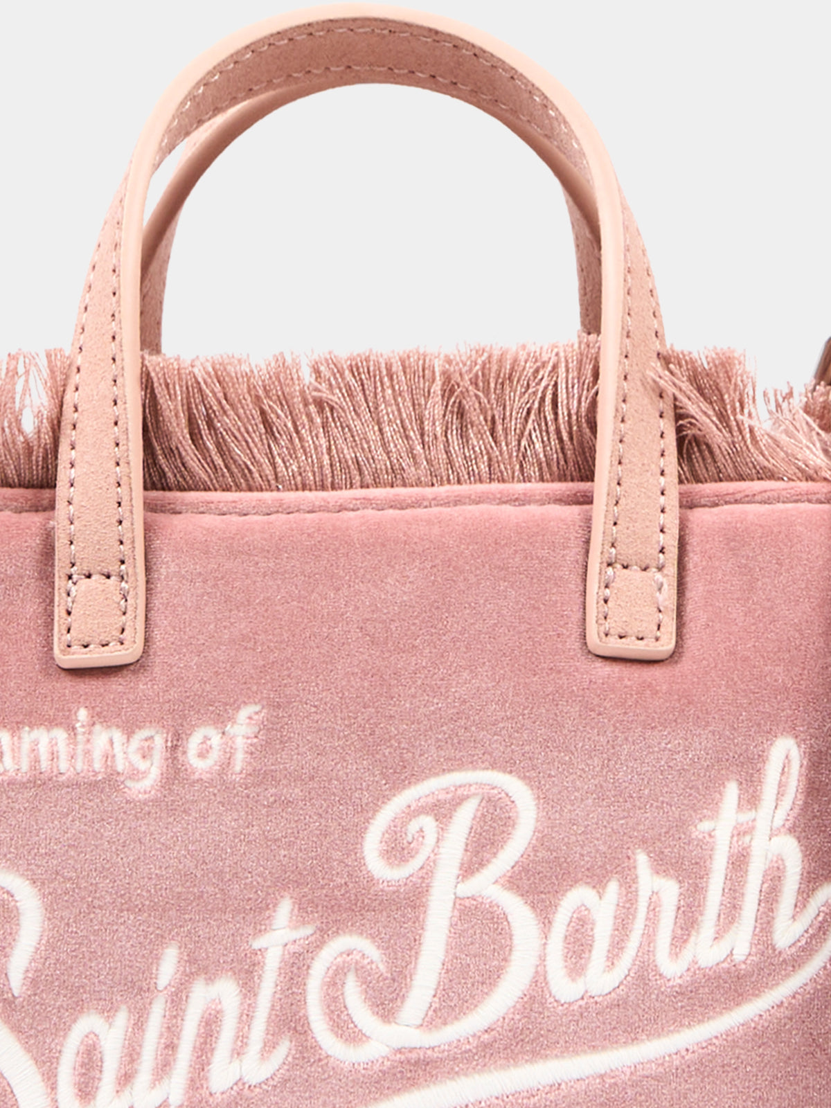 Pink Vanity Mini Velvet Bag for Girl