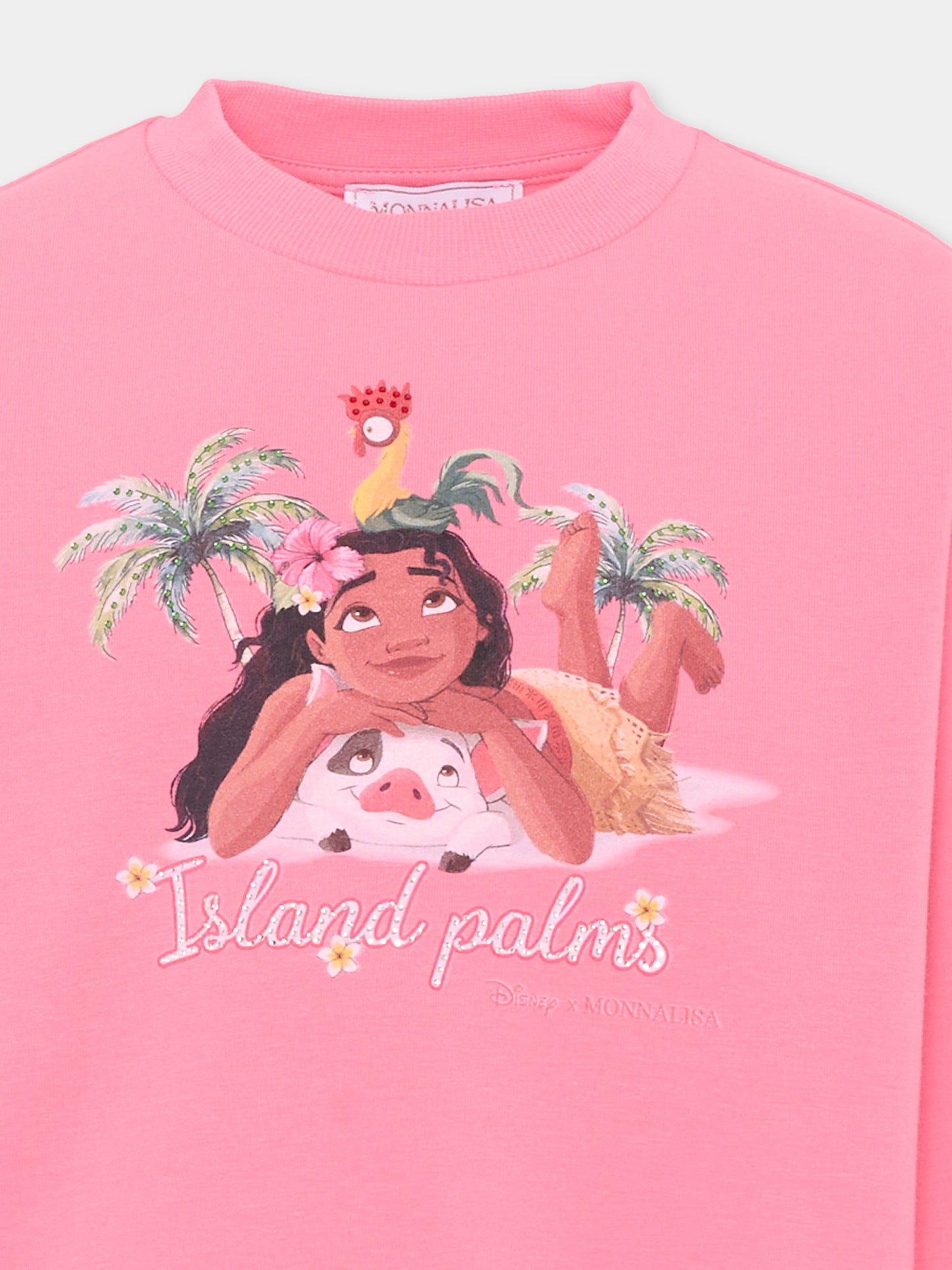 Felpa rosa per bambina Disney,Monnalisa,19H629 8006 0093