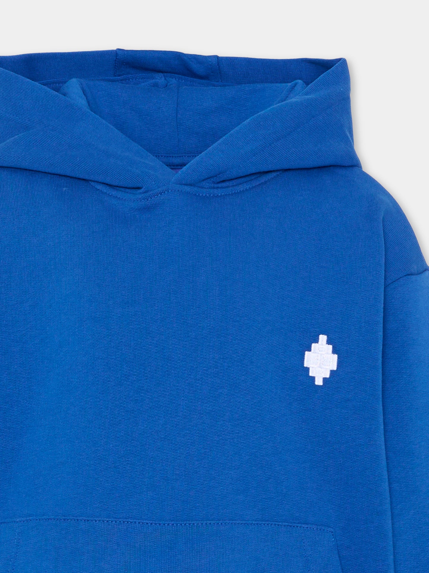 Felpa blu per bambino con logo,County Of Milan Kids,F5CMJBHS002 130