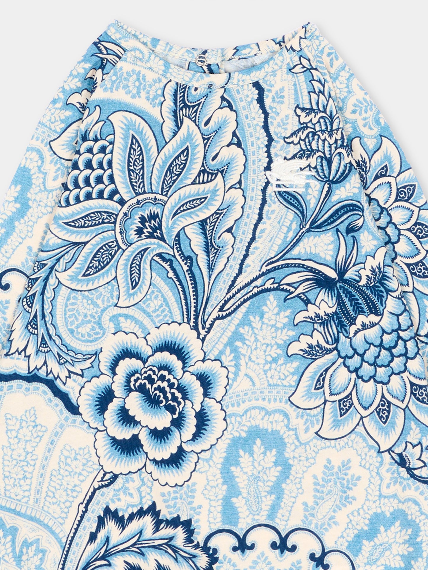 Set tutina avorio per neonati con stampa paisley,Etro,GXB540 Z3377 638BL