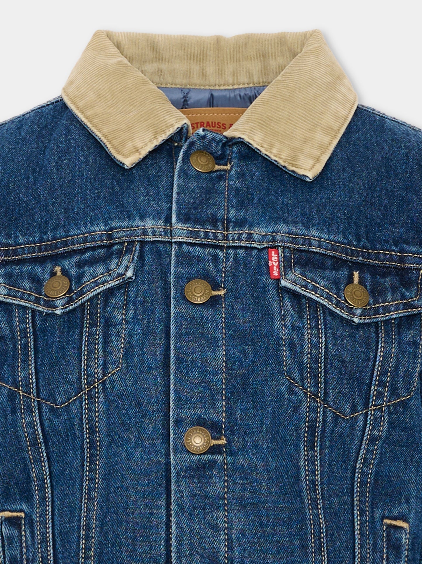 Giubbotto Di Jeans denim per bambino,Levi's Kids,8EN826 MFW